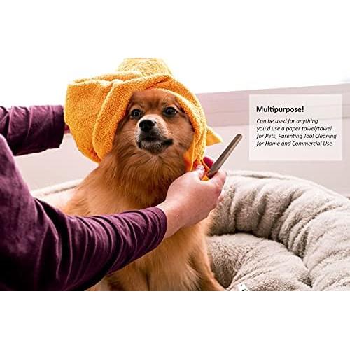 Paquete de 10 Toallas Chamois Chachlili Naranjas Extra Grandes