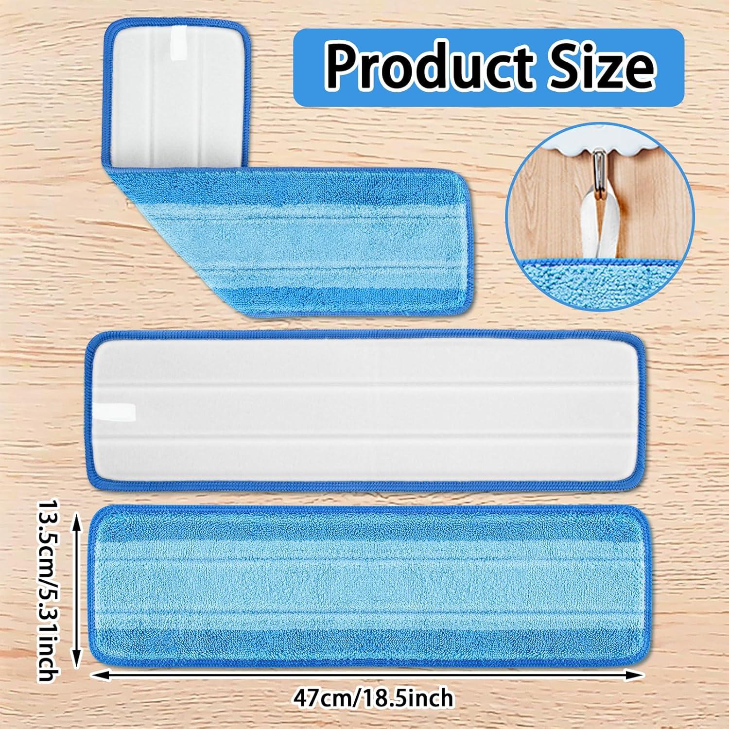 4 Almohadillas de Reemplazo Microfibra Suoundey 45.72x13.46cm