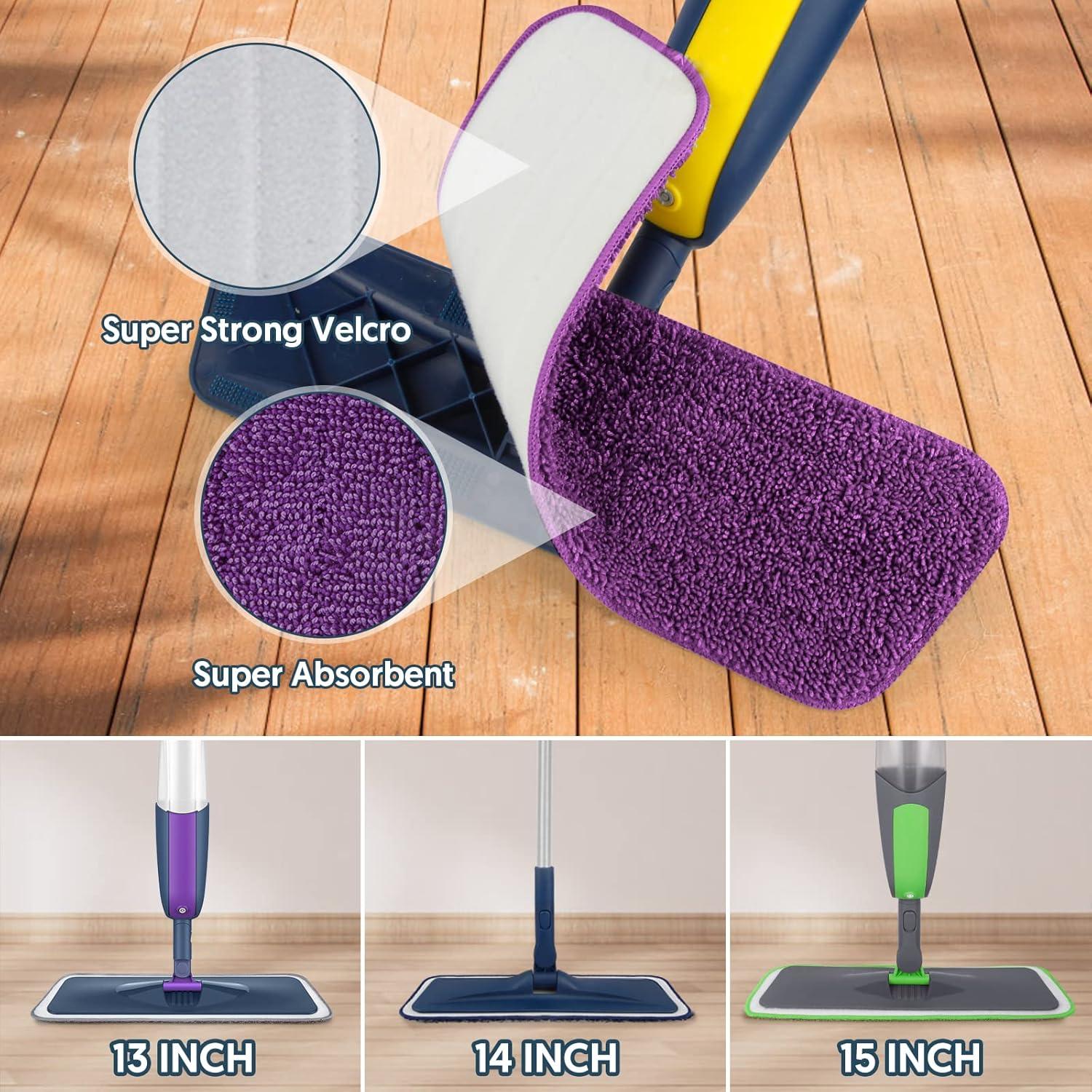 7 Almohadillas Reutilizables Microfibra MEXERRIS para Swiffer 39x13 cm