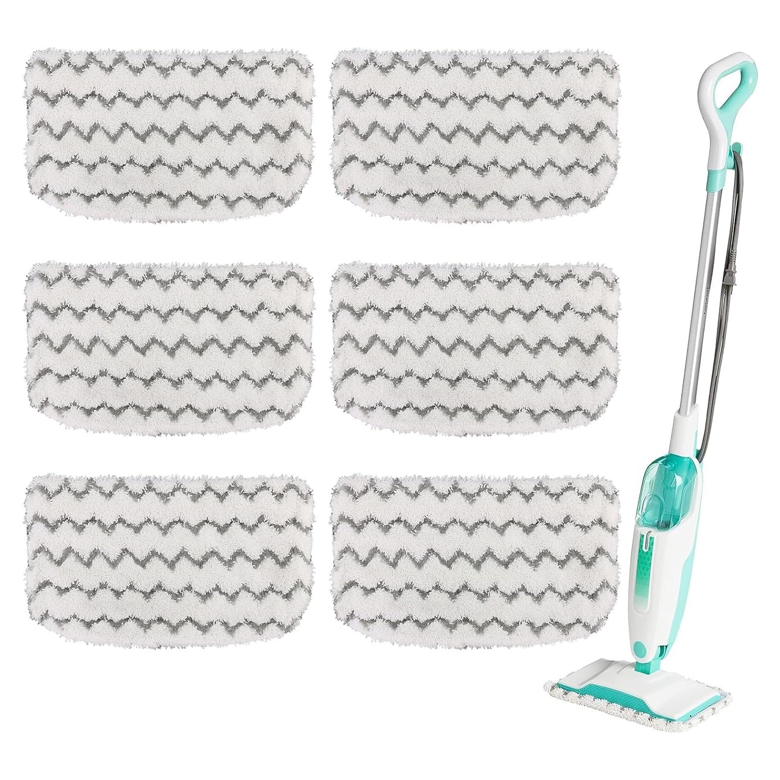 Paquete de 6 Almohadillas de Microfibra Tidy Monster para Mopa Shark S1000