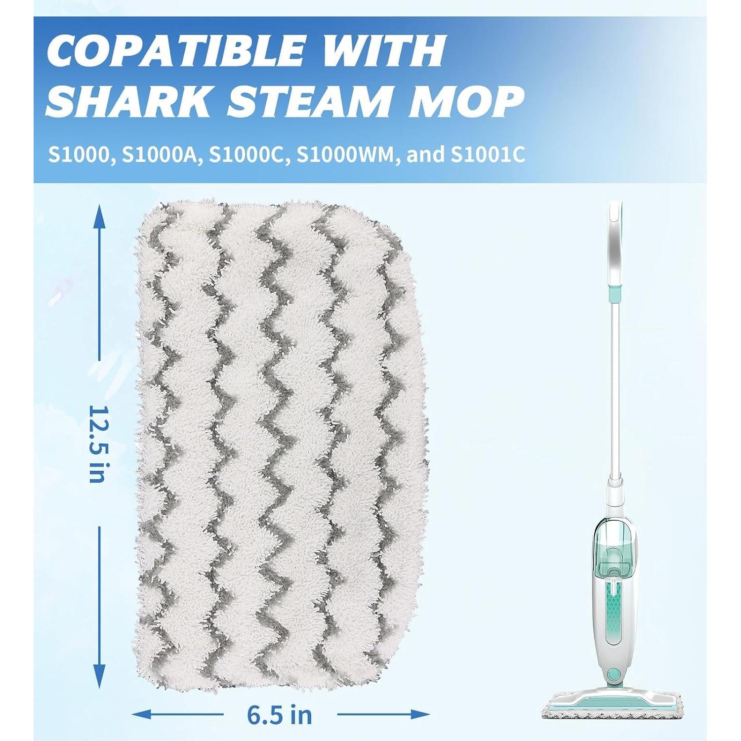 Paquete de 6 Almohadillas de Microfibra Tidy Monster para Mopa Shark S1000