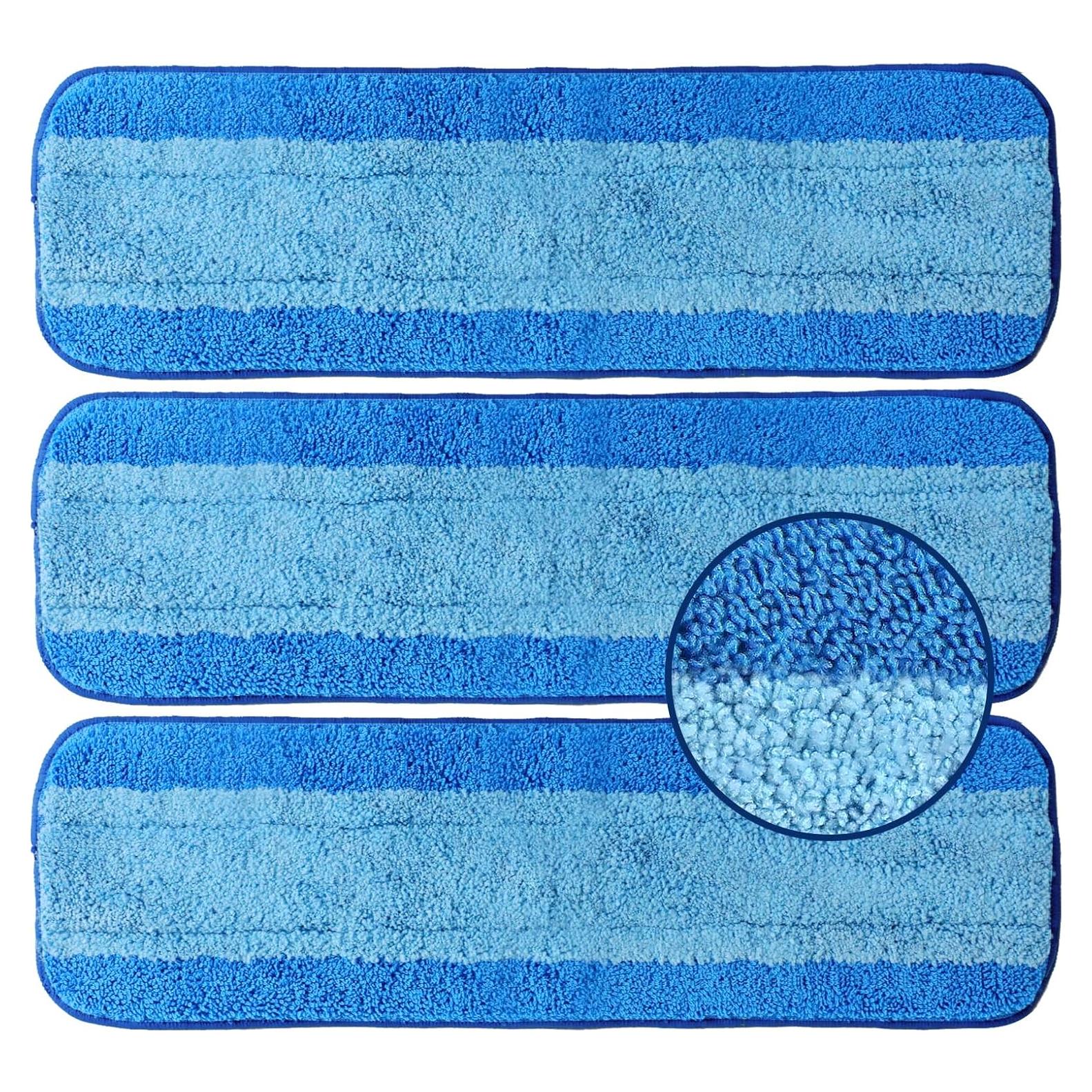 Paquete de 3 almohadillas de microfibra Bona 46.4x13.5cm