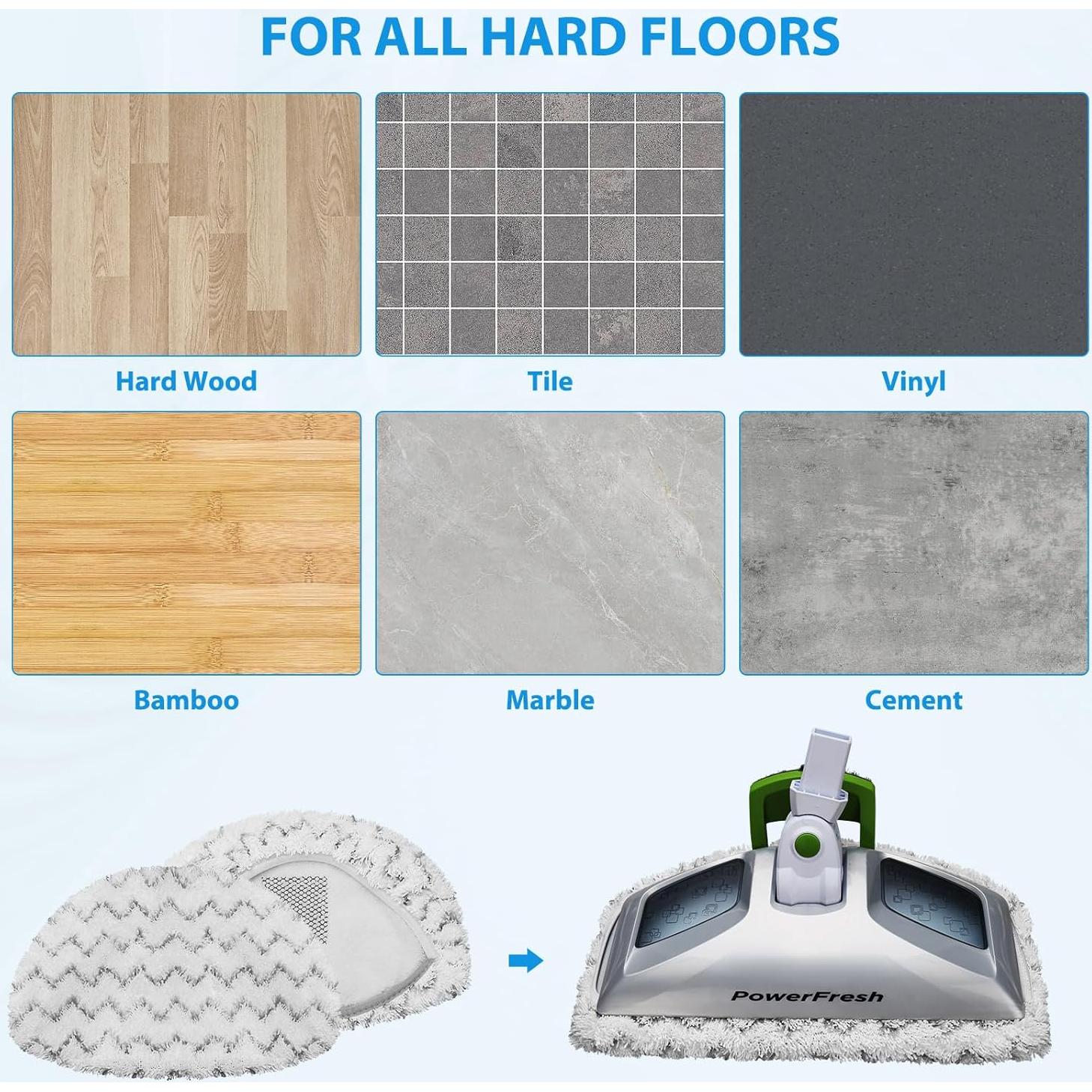 Extolife 10 Almohadillas Reemplazo Mop Vapor Bissell 1940