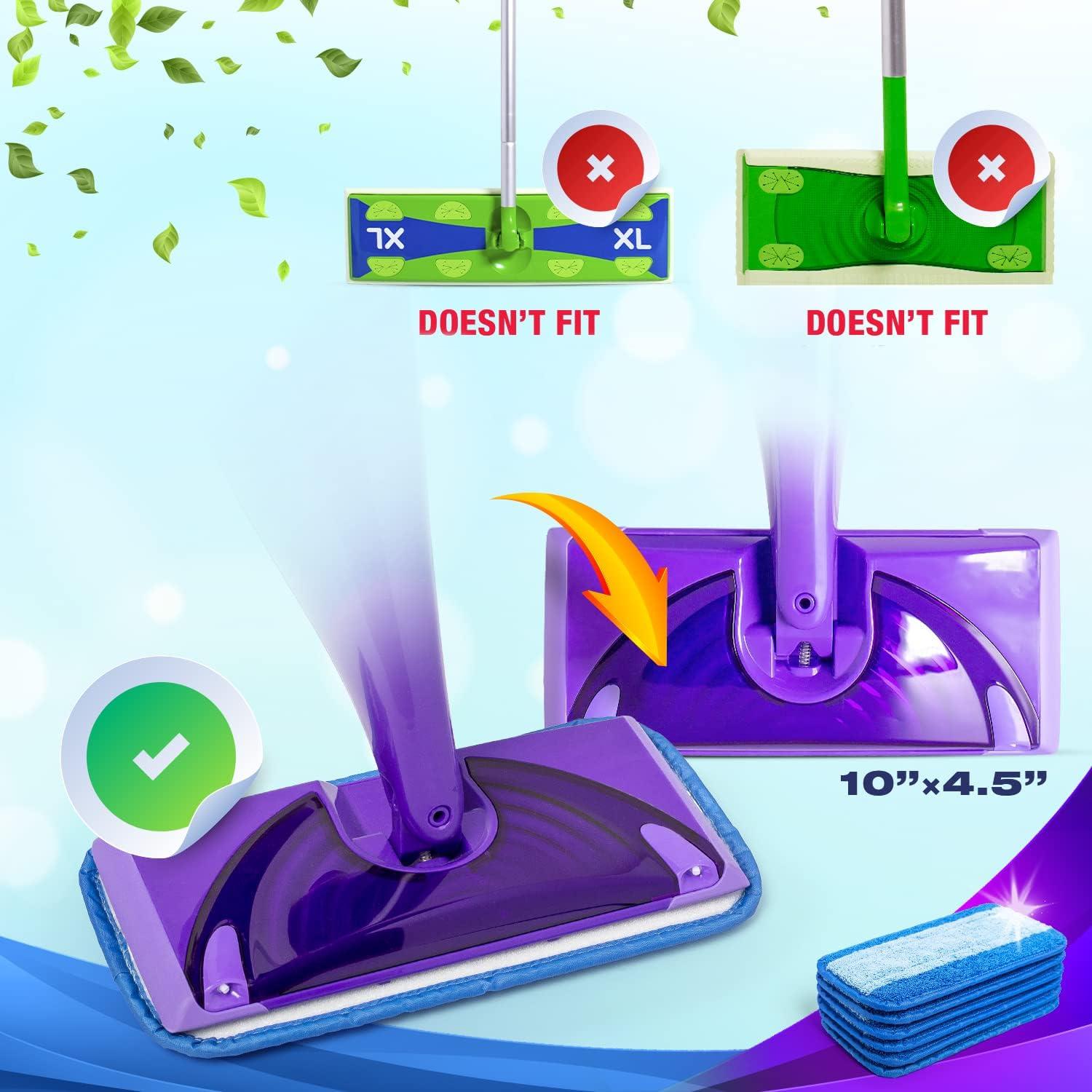 Paños de Mopa Reutilizables Millifiber para Swiffer WetJet - 2 Unidades