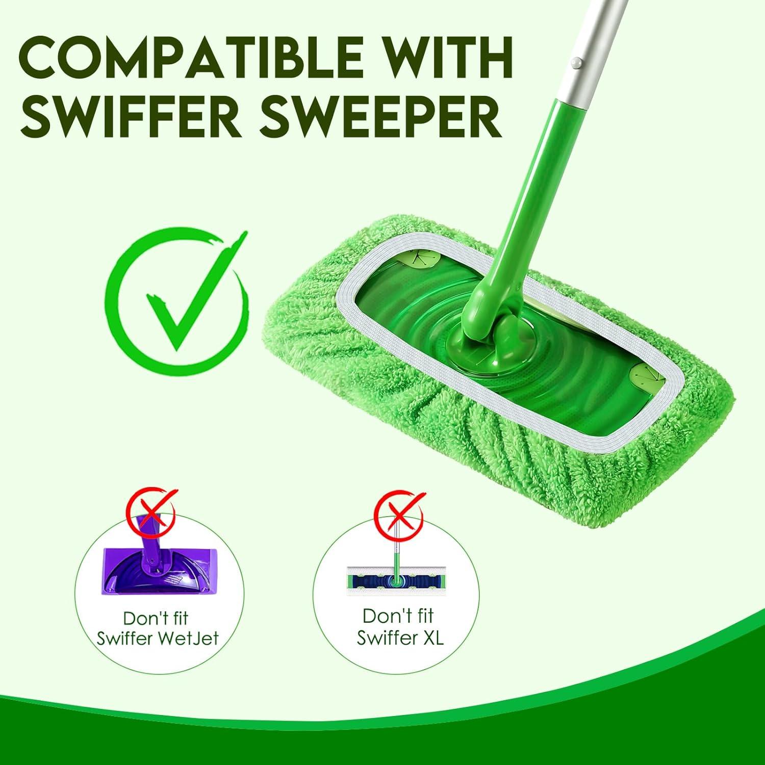 Paños de Microfibra Reutilizables Yicotira para Mopa Swiffer