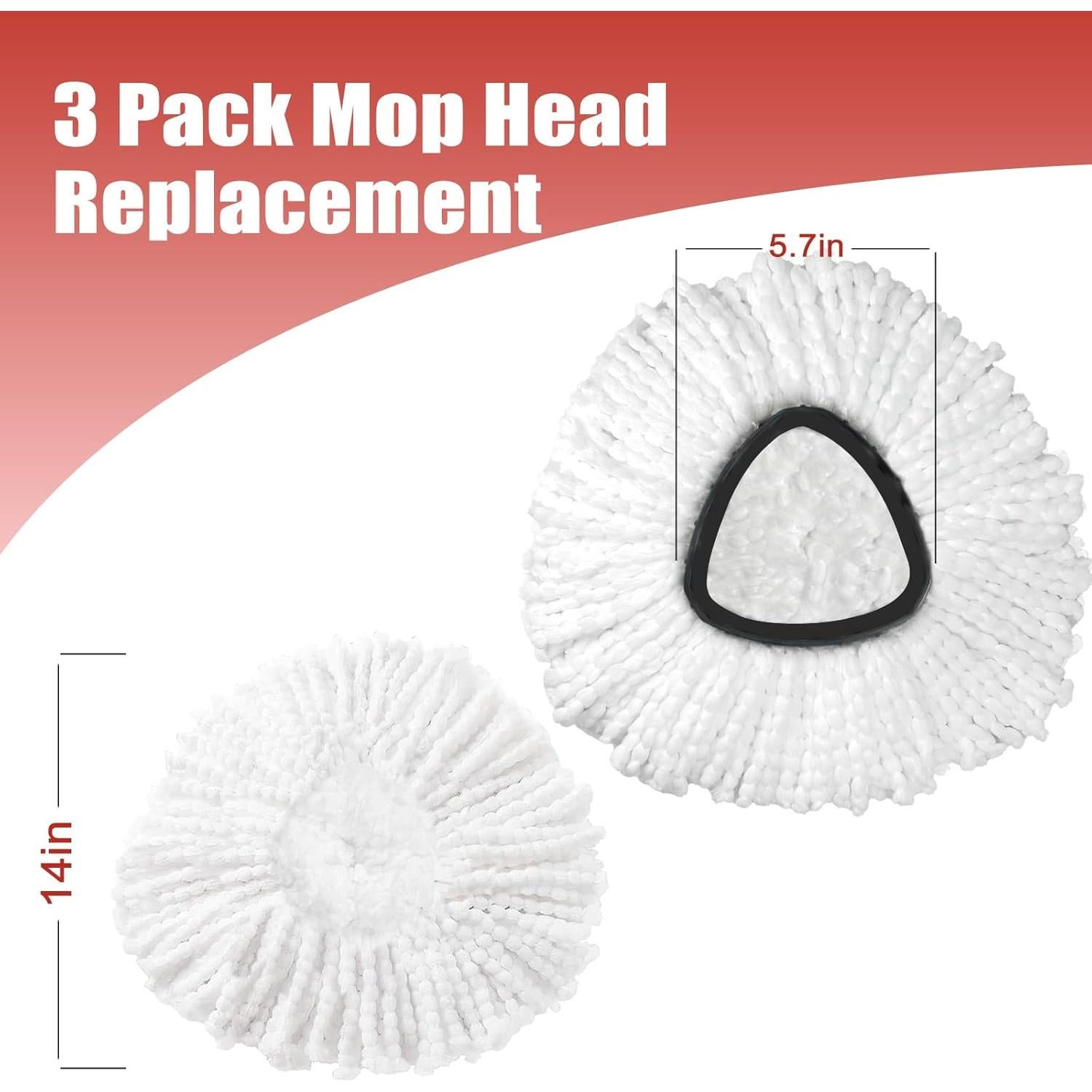 Cabezas de Mopa Giratoria Koolstuffs 3 Recambios Microfibra