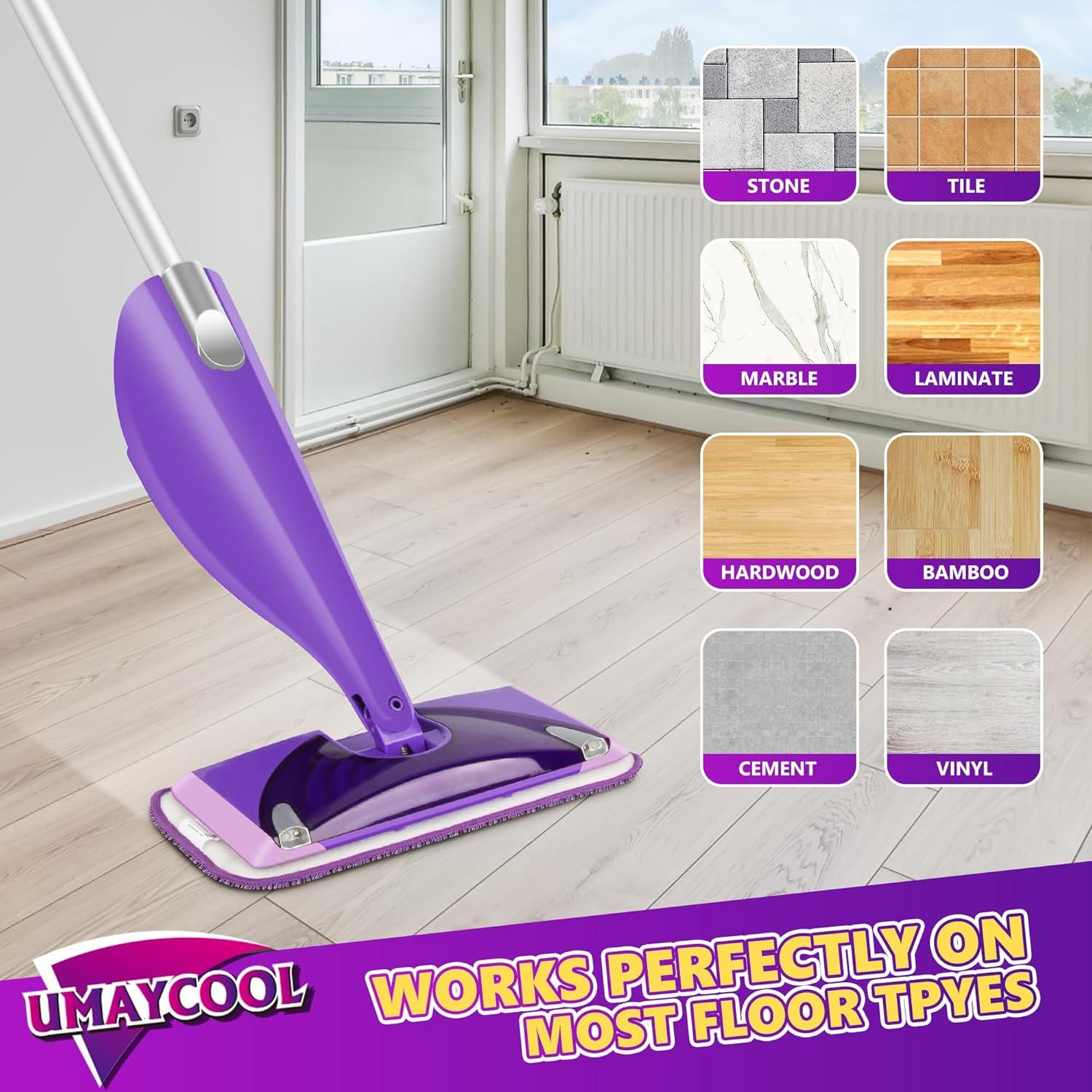 Almohadillas de Mopa Reutilizables UMAYCOOL para Swiffer WetJet - Paquete de 6