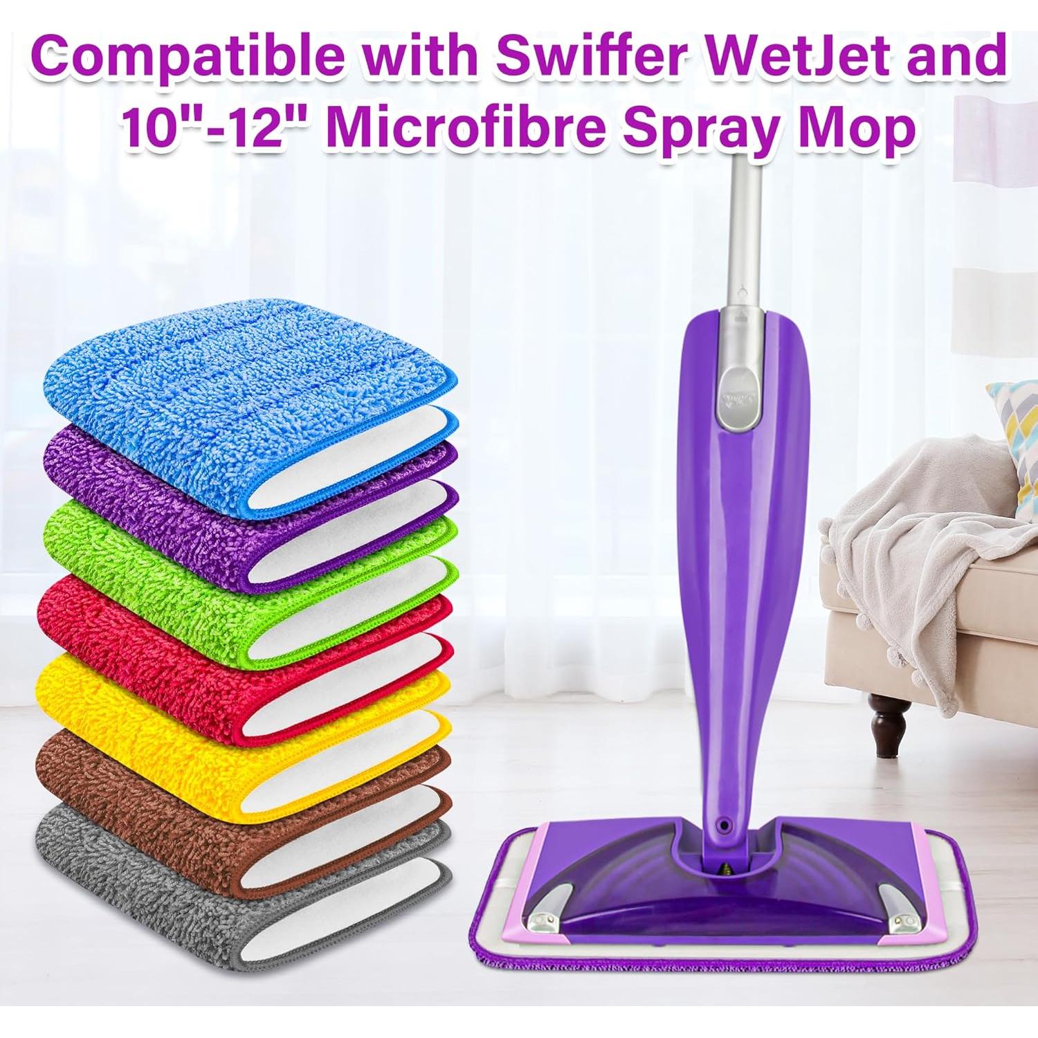 Paños Reutilizables para Mopa Swiffer WetJet - 7 Unidades