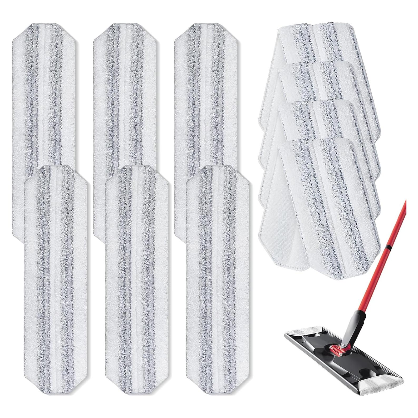 10 Almohadillas Reemplazo Microfibra Mopas Vileda H2prO 40.5x11cm