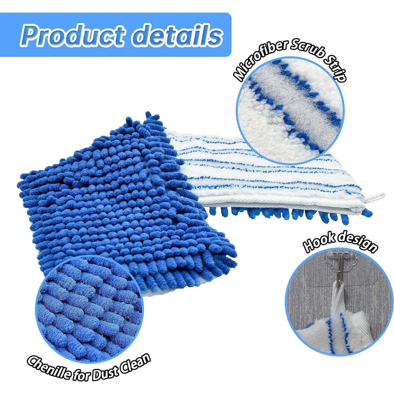 Paquete de 4 cabezales de mopa O-Cedar Dual Action 50x14.5cm