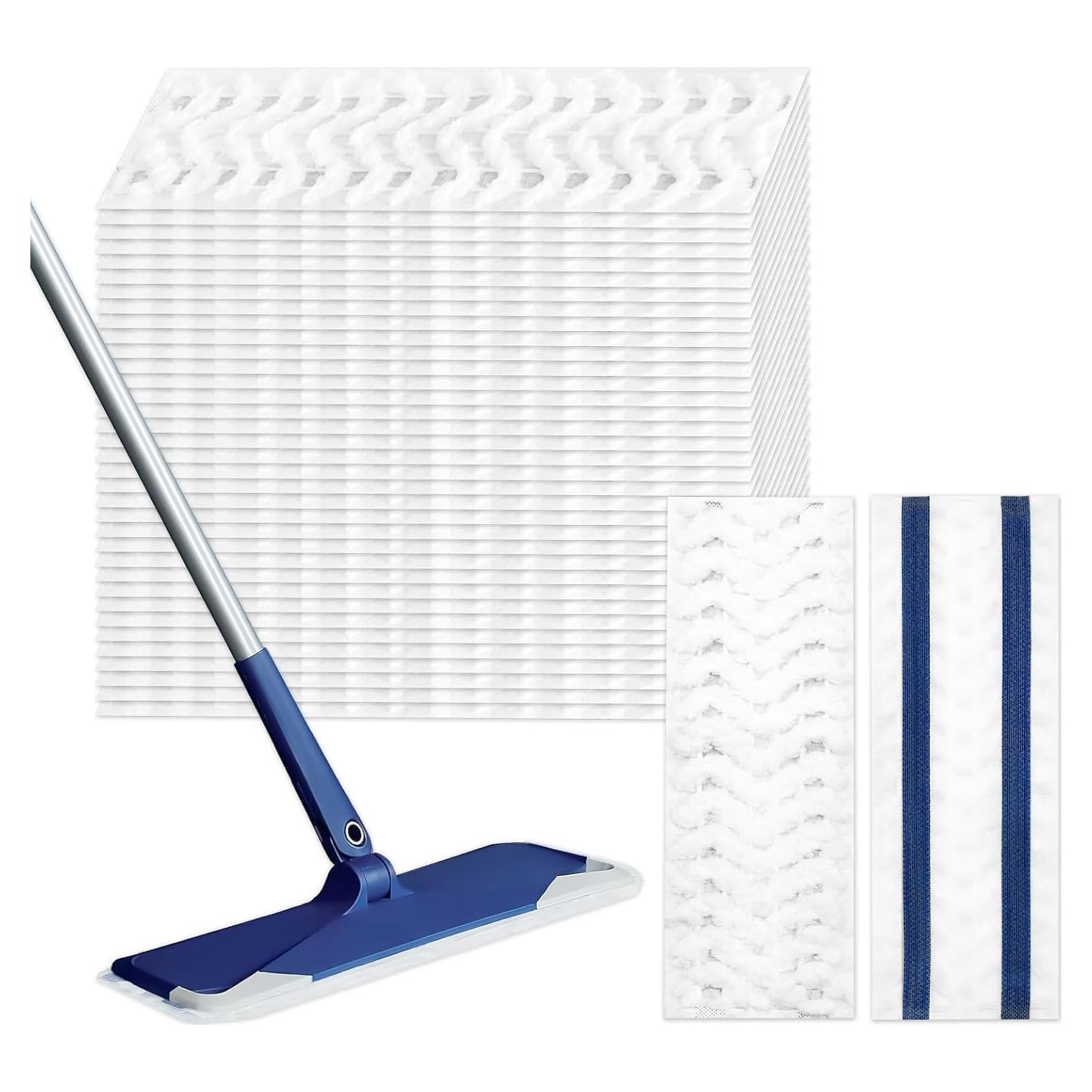 50 Almohadillas Desechables para Mopa Bona 43x13 cm Microfibra