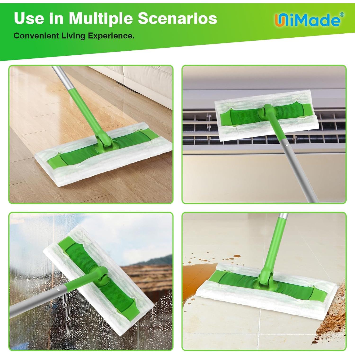 Paños de Barrido Seco UNIMADE 100 Unidades para Swiffer