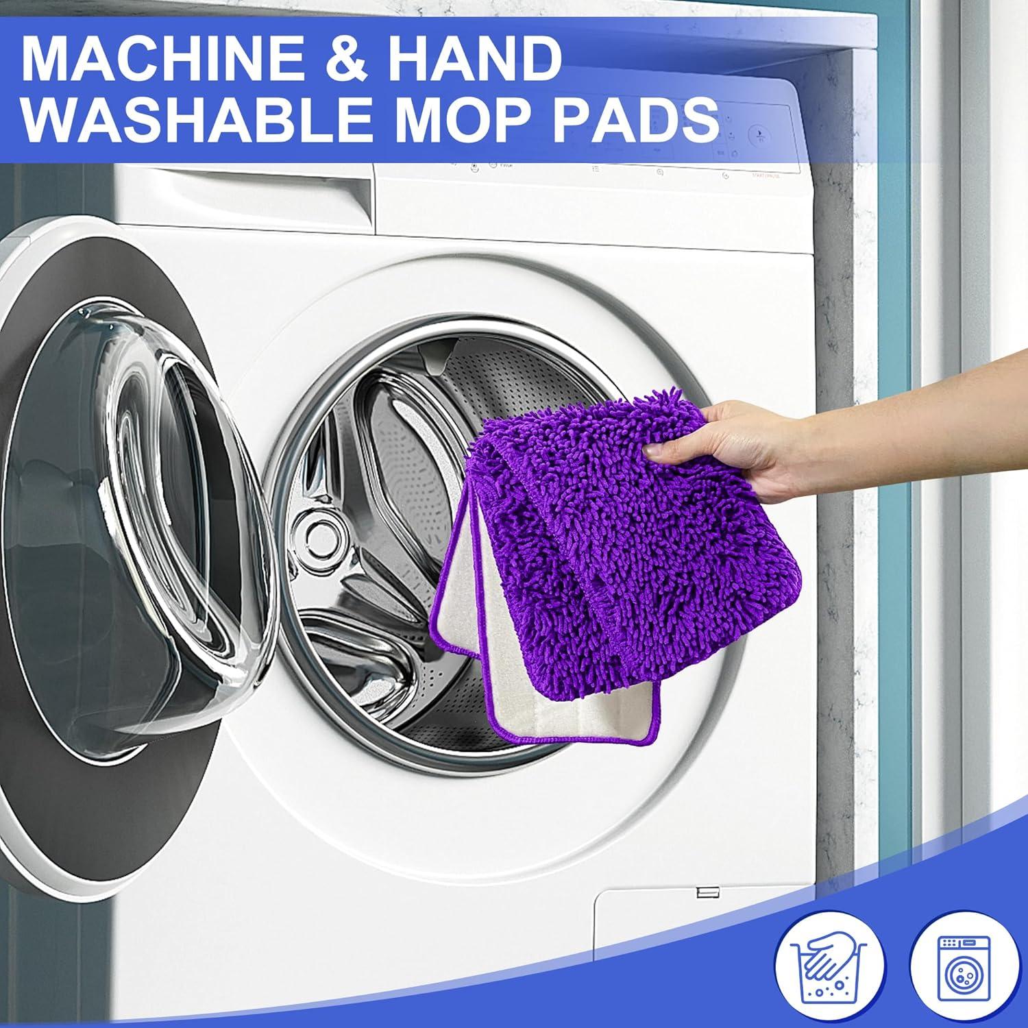 Paquete de 6 Paños de Mopa Reutilizables Wodemom 38.9x13 cm