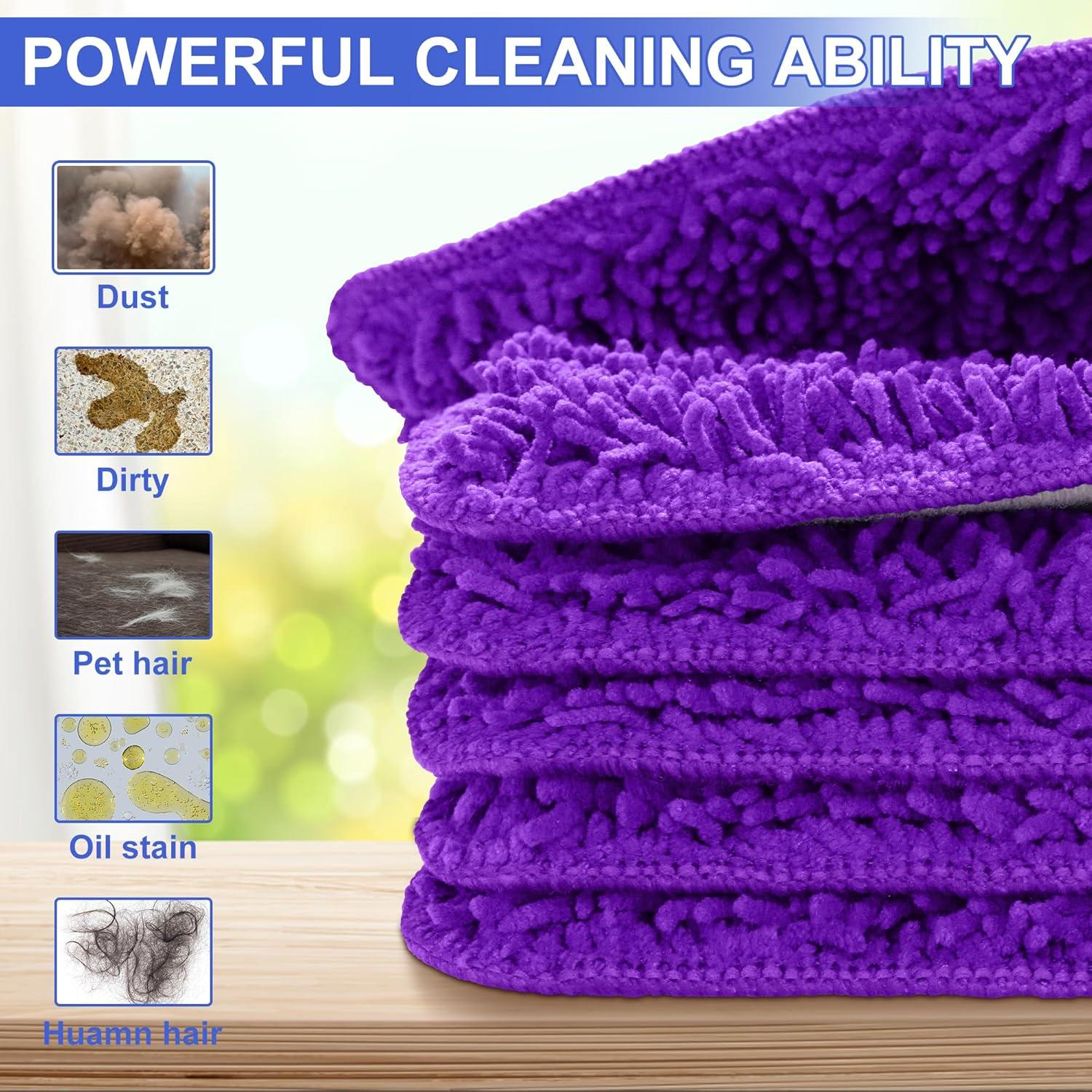 Paquete de 6 Paños de Mopa Reutilizables Wodemom 38.9x13 cm