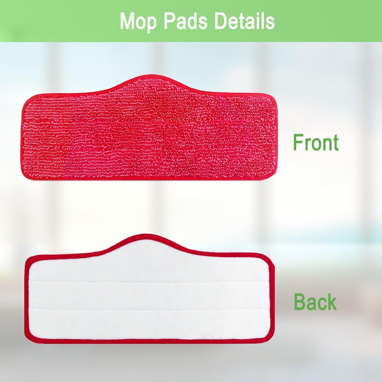 8 Almohadillas de Microfibra Reemplazo para Limpiador Schenley