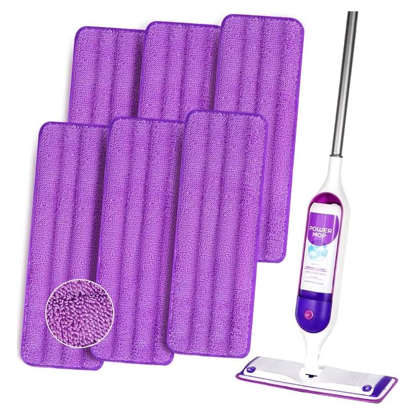 Paquete de 6 Almohadillas de Microfibra Reutilizables INFICRIME 33-38cm