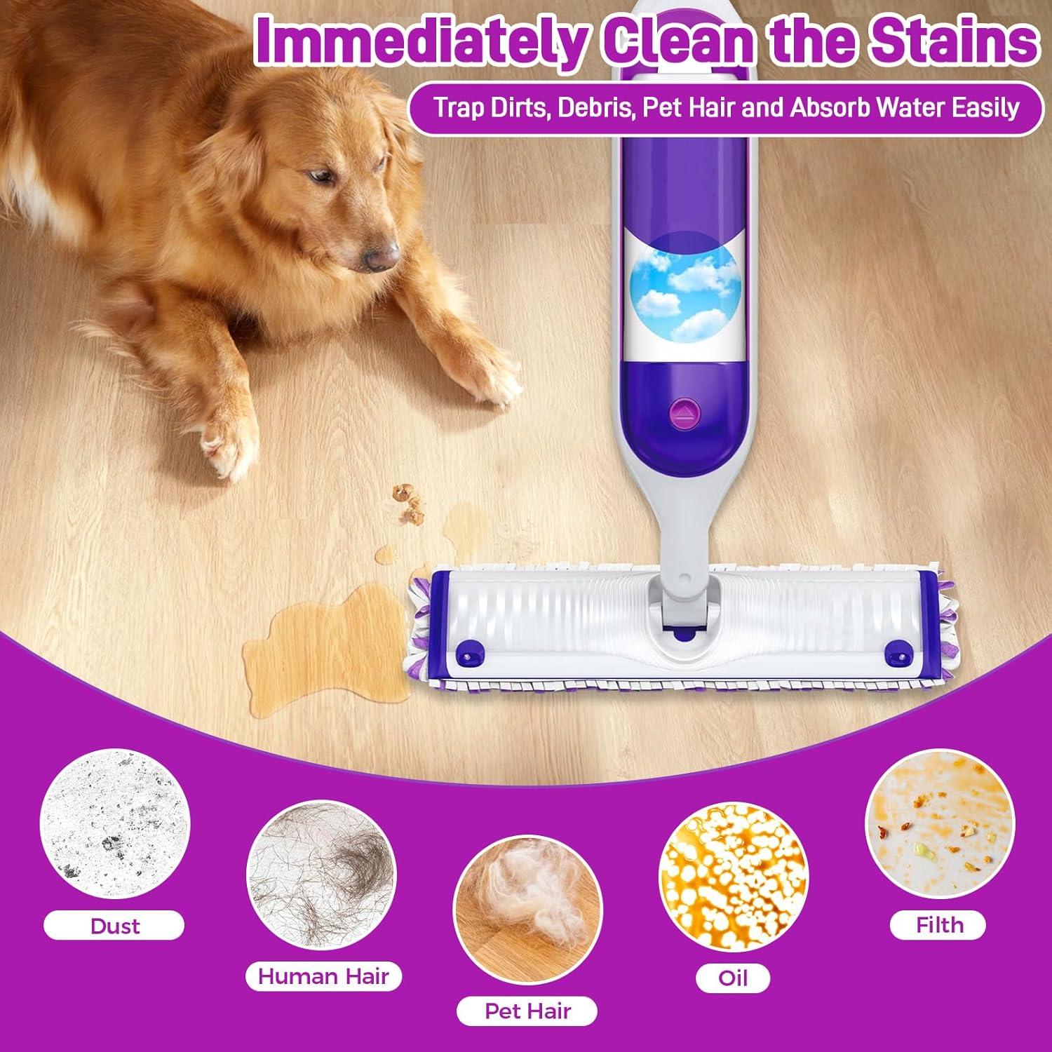 20 Recambios de Mopa Eléctrica AserMocs para Swiffer Power Mop