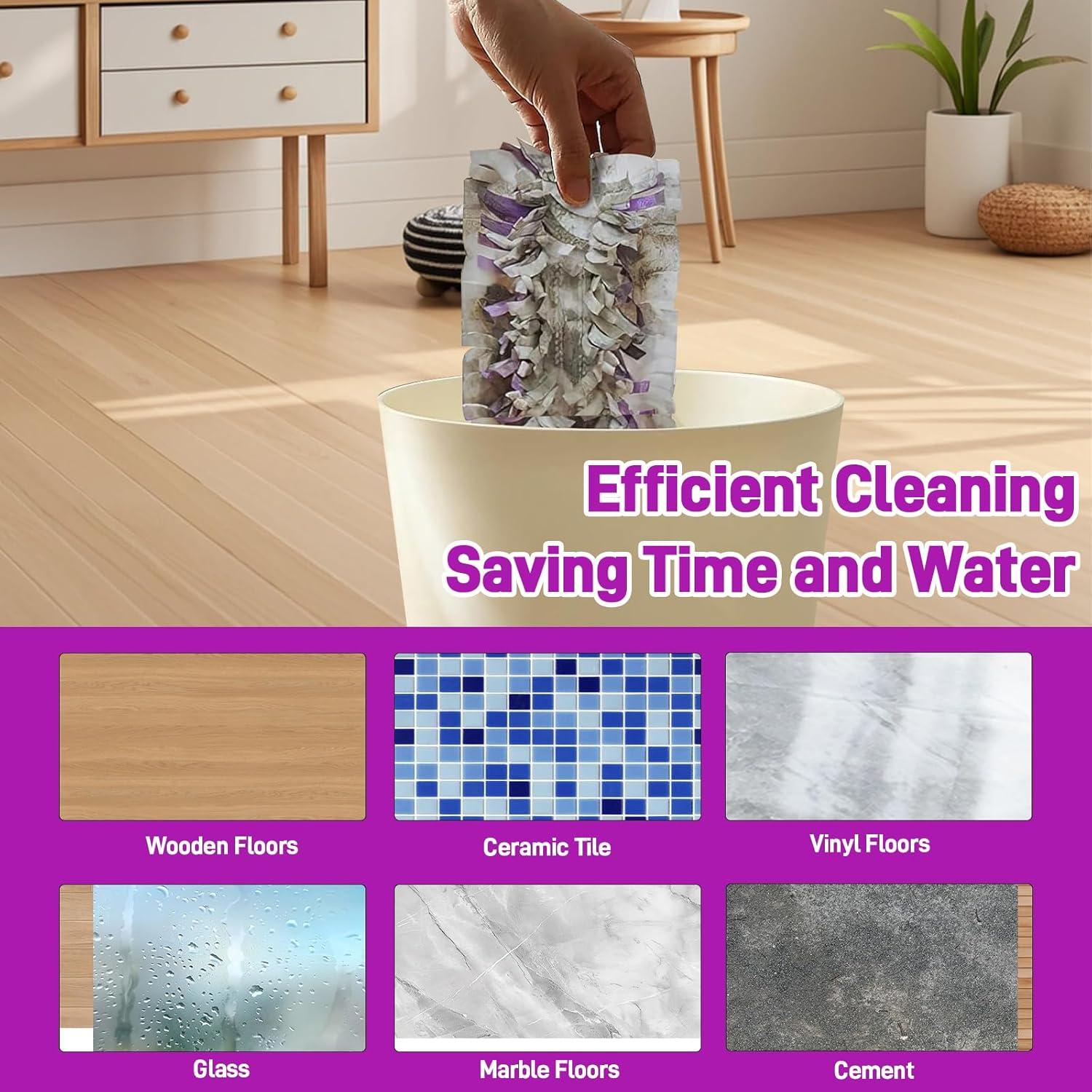 20 Recambios de Mopa Eléctrica AserMocs para Swiffer Power Mop