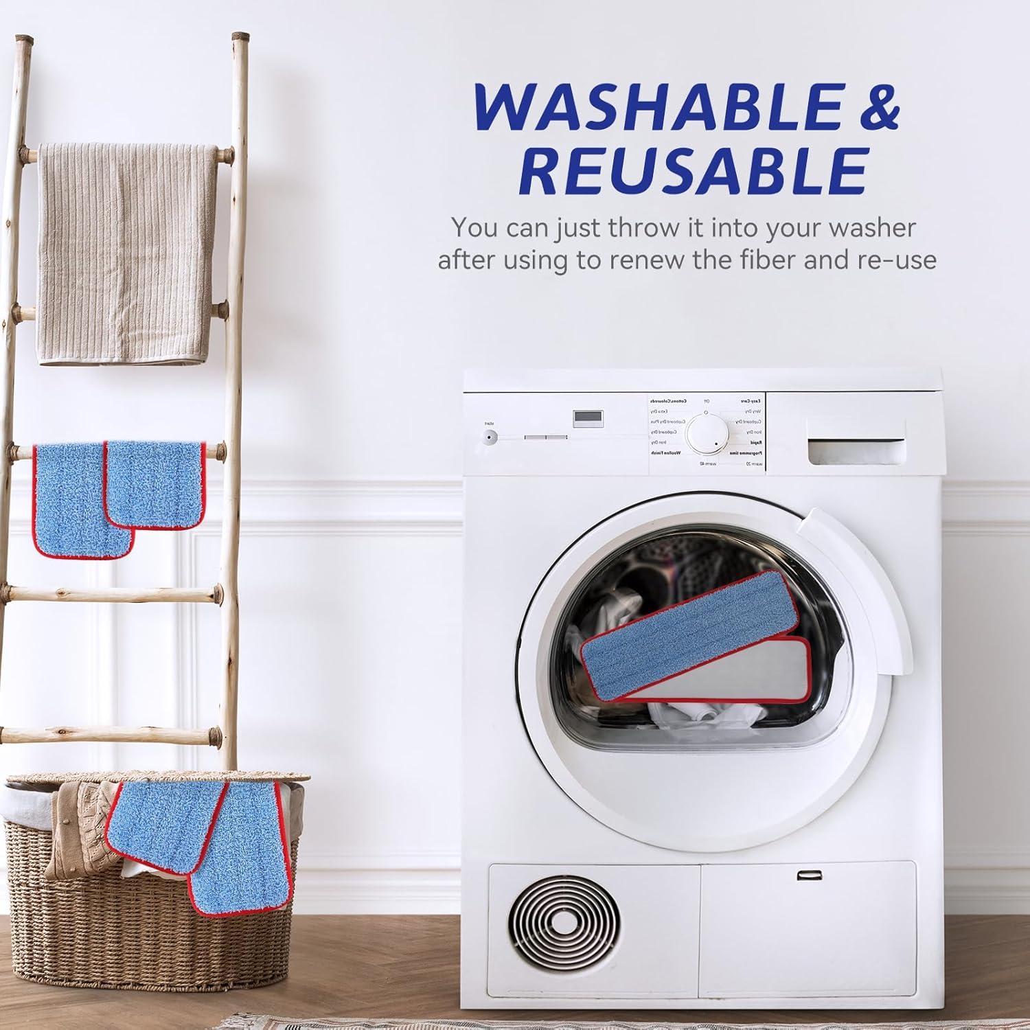 Pad de Microfibra Rubbermaid 18.5" - Paquete de 10 Recargas