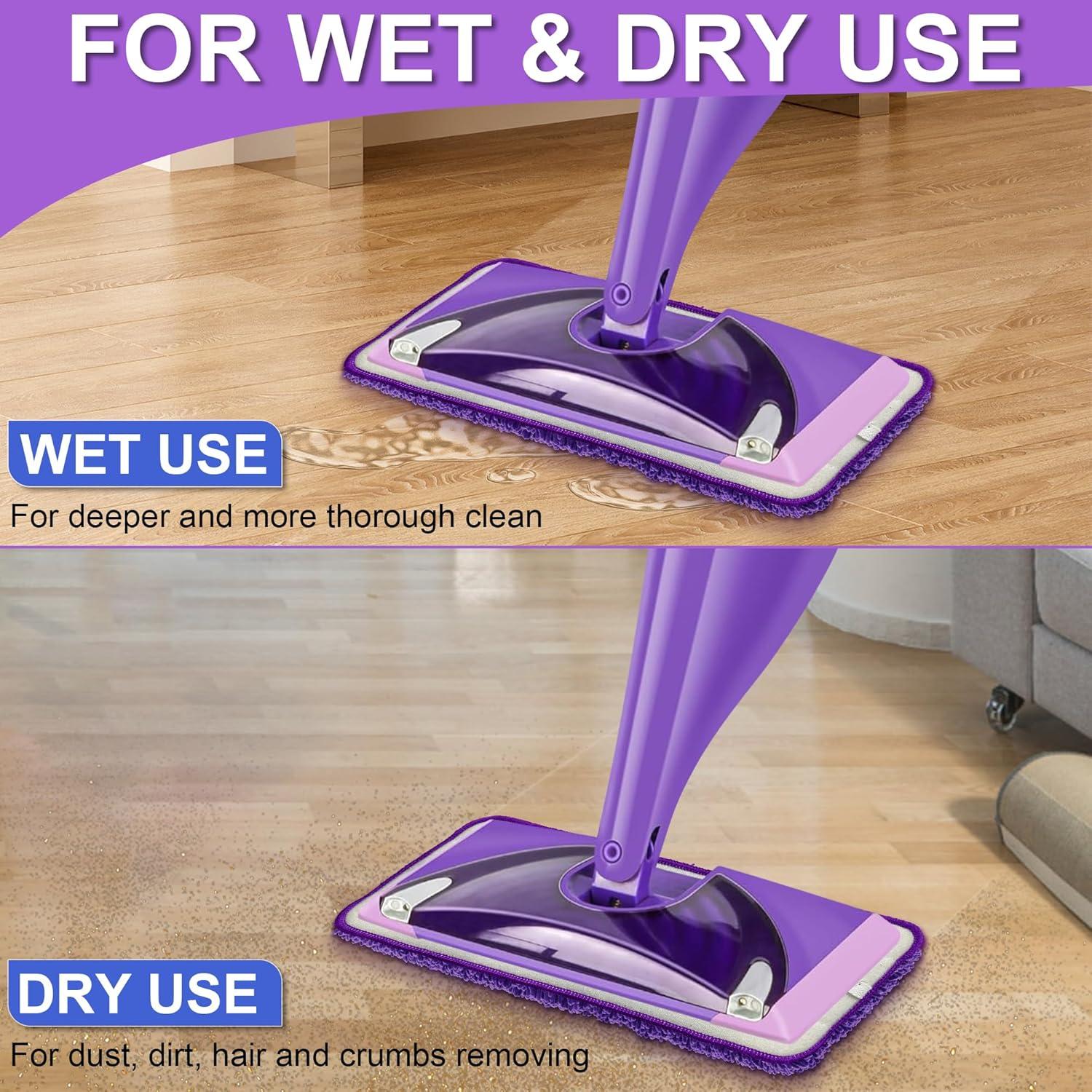 Paños de Mopa Reutilizables Aifacay 6 Piezas para Swiffer Wet Jet