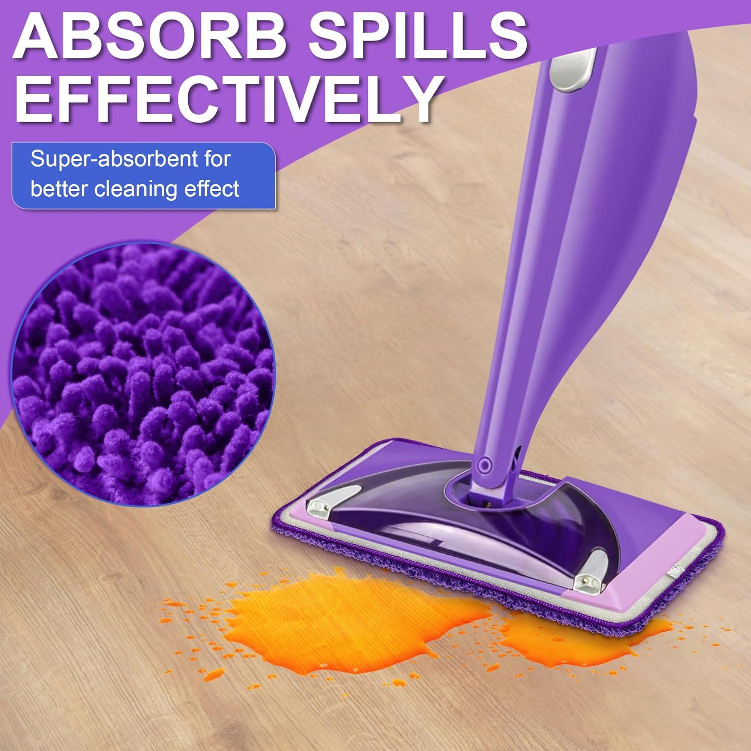 Paños de Mopa Reutilizables Aifacay 6 Piezas para Swiffer Wet Jet