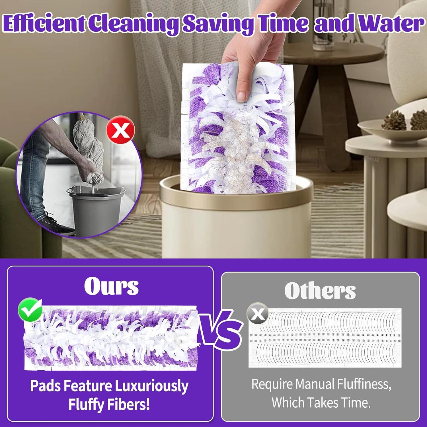 Paquete de 20 almohadillas desechables para trapeador Power Swiffer