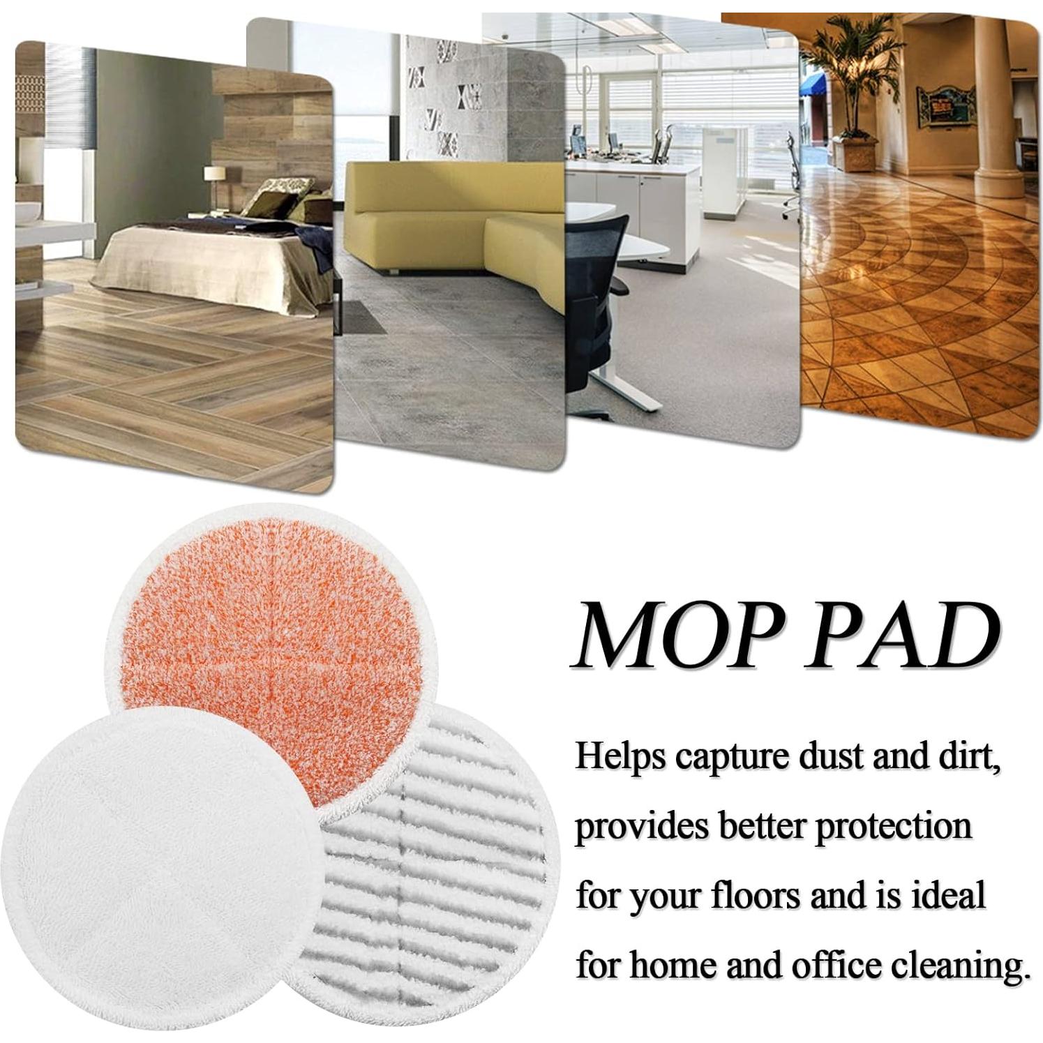 Juego de Almohadillas de Reemplazo BeiLan para Mopas Spinwave - 8 Pack