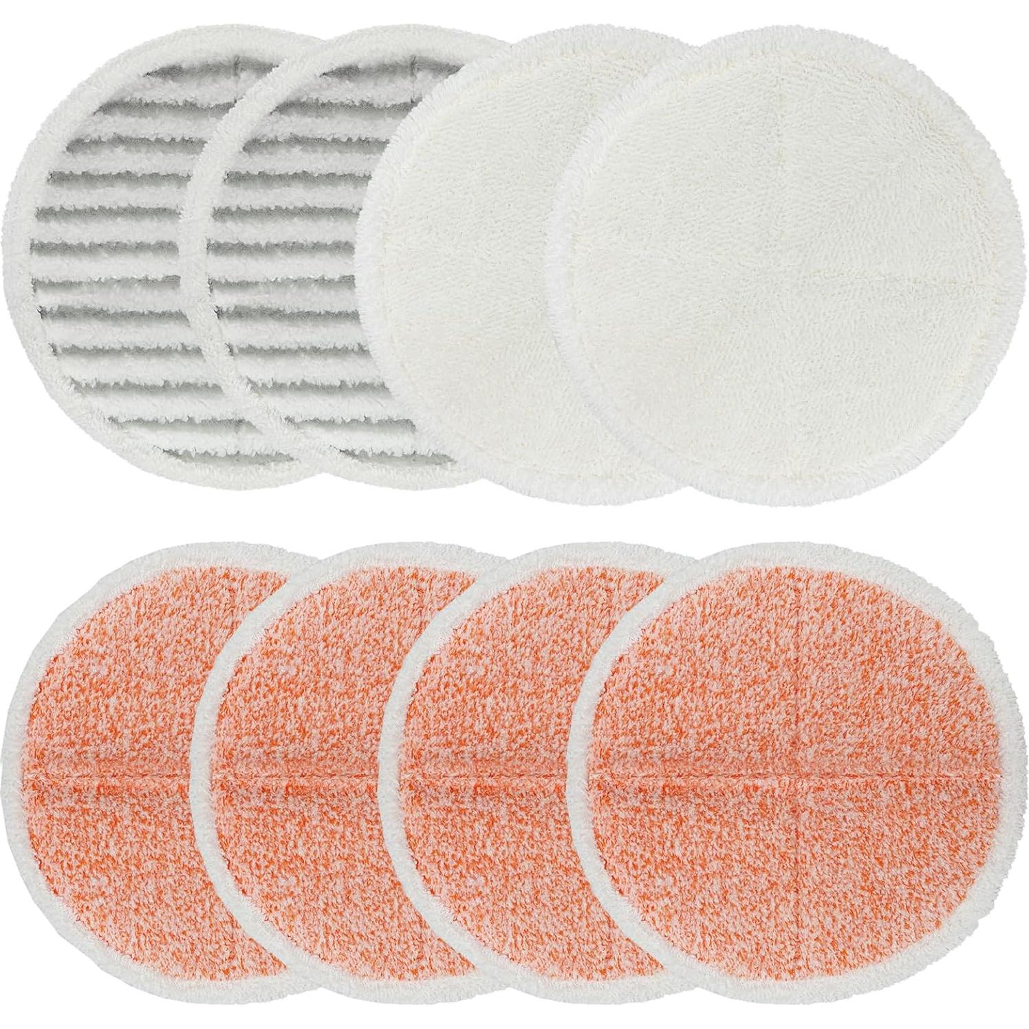 Juego de Almohadillas de Reemplazo BeiLan para Mopas Spinwave - 8 Pack