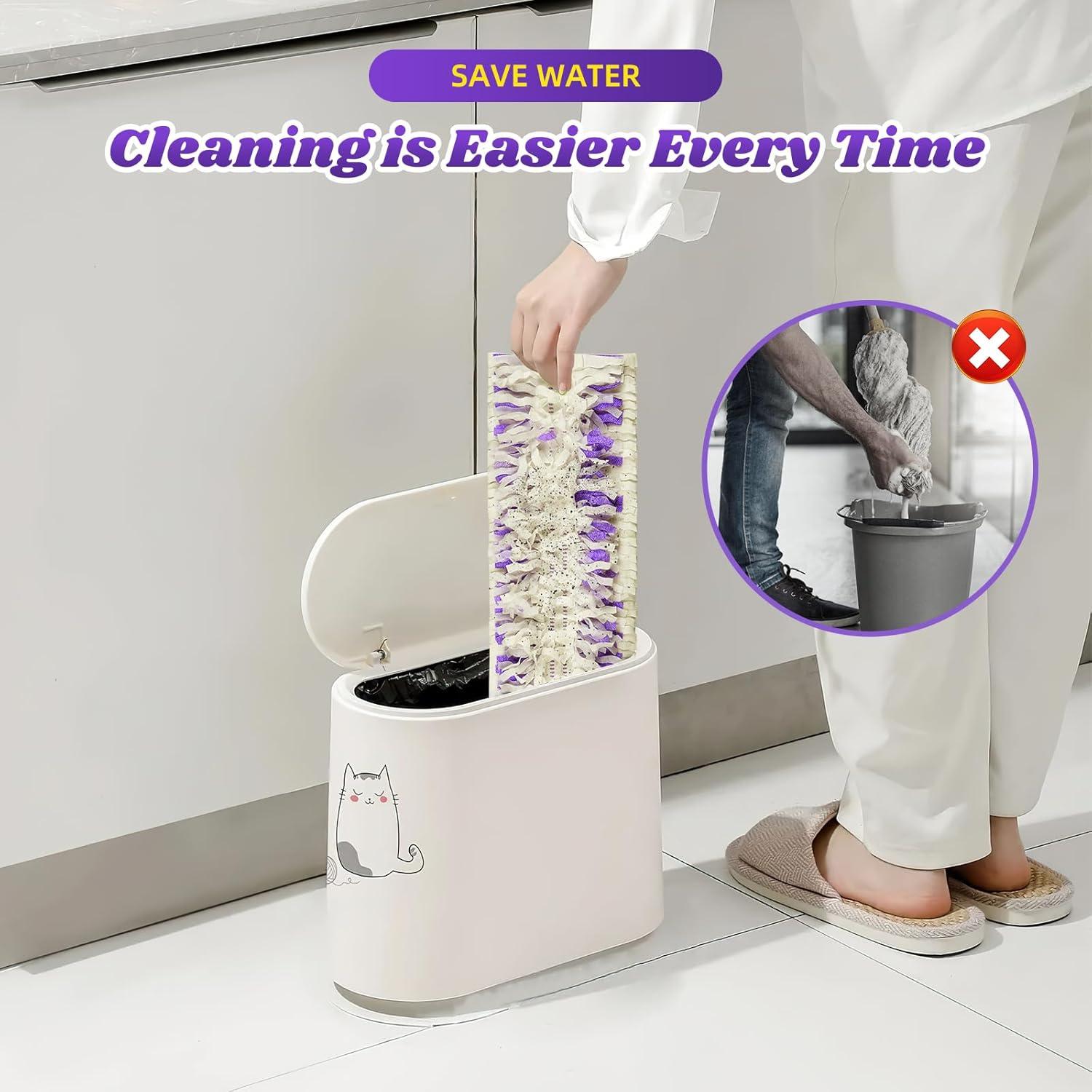 24 Almohadillas Desechables para Trapeador BTRSOLUS Power Mop