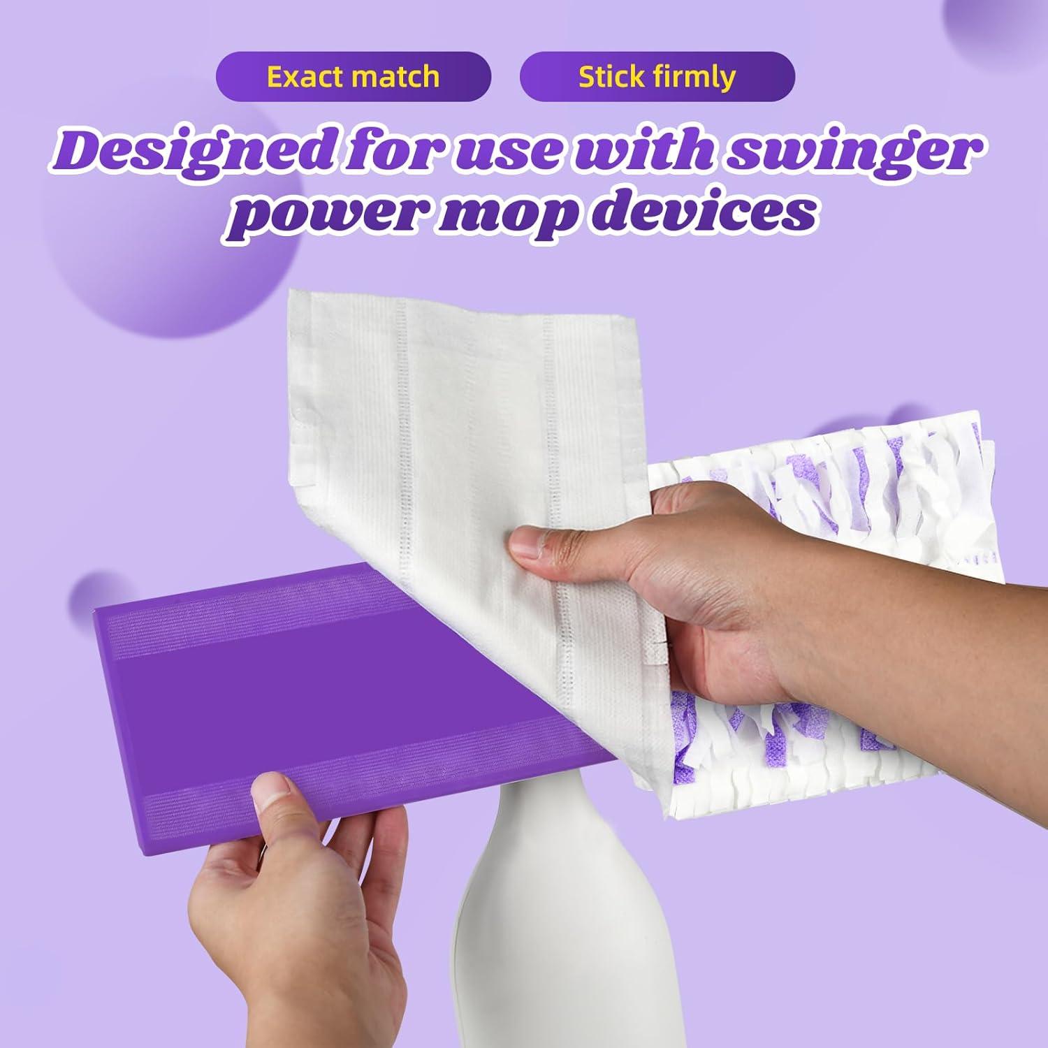 24 Almohadillas Desechables para Trapeador BTRSOLUS Power Mop