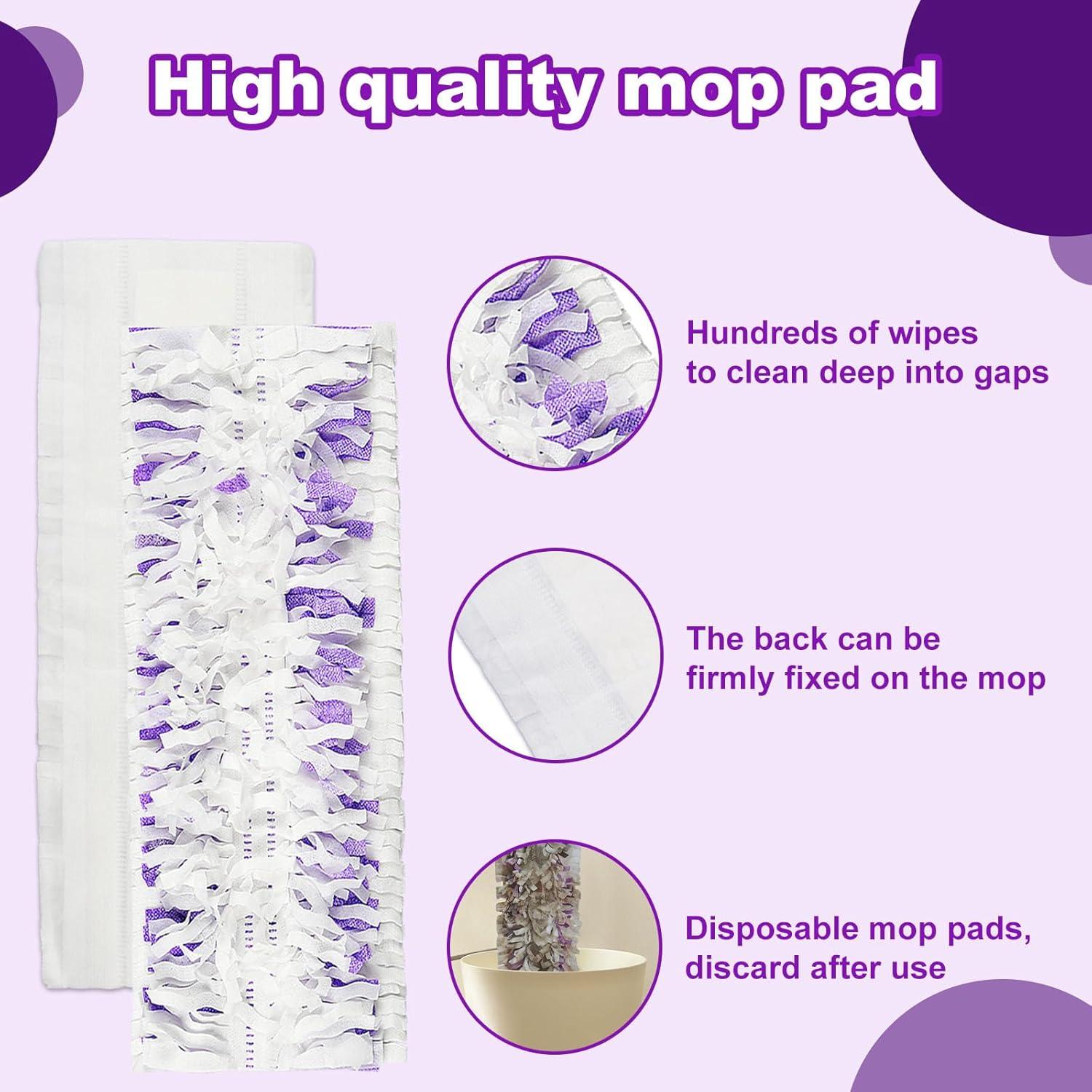 20 Paños Desechables Compatibles Swiffer PowerMop 14x39cm