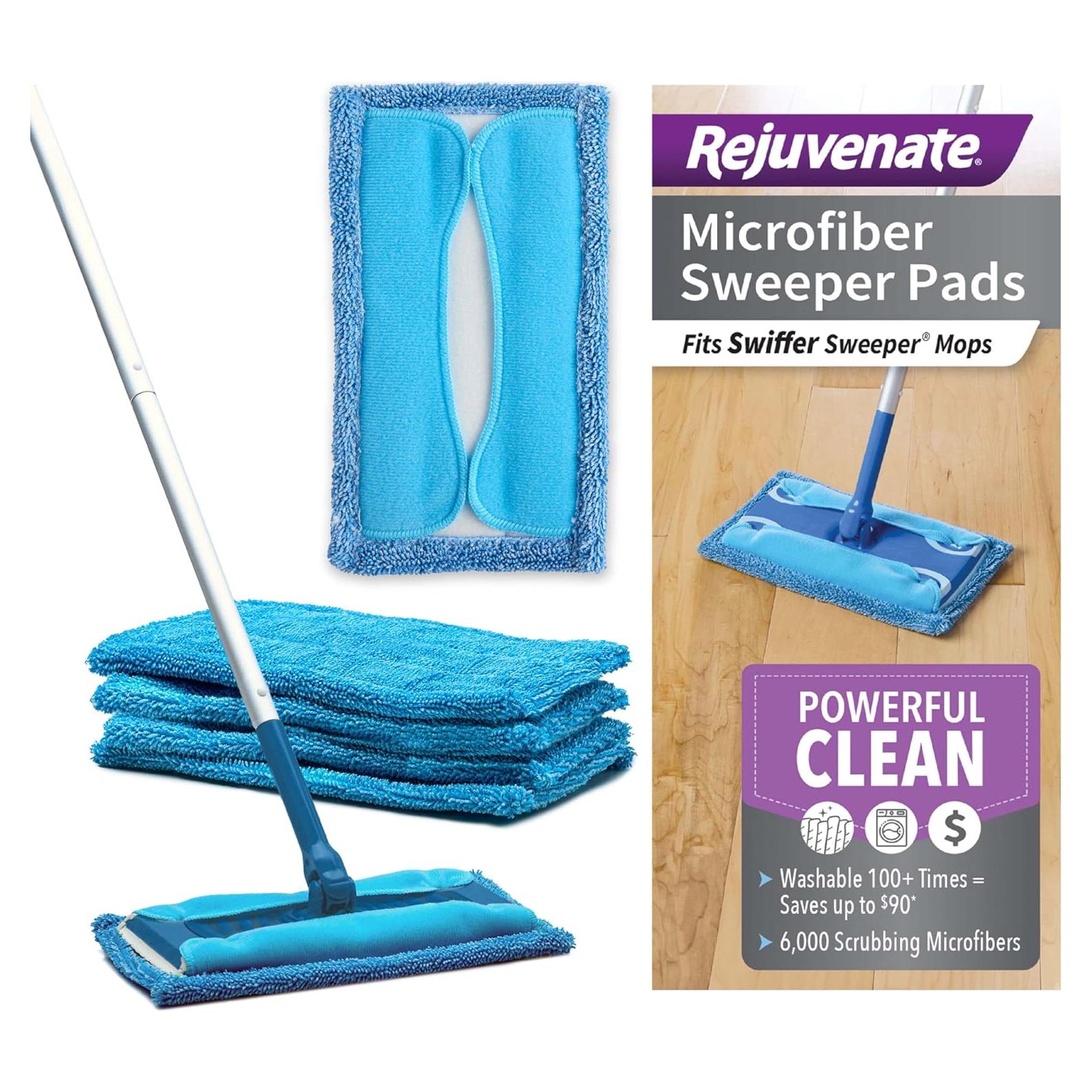 Almohadillas de Microfibra Rejuvenate para Mopas Swiffer - Paquete de 5