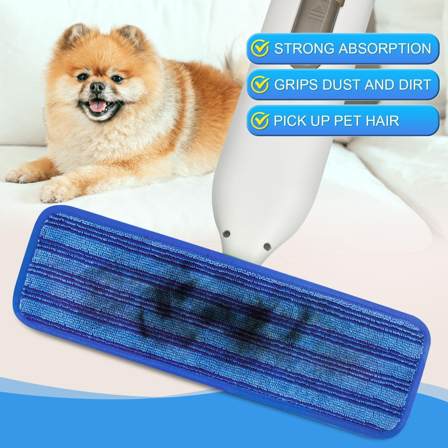 Paquete de 4 Almohadillas Reutilizables Swiffer Power Mop 38x12cm