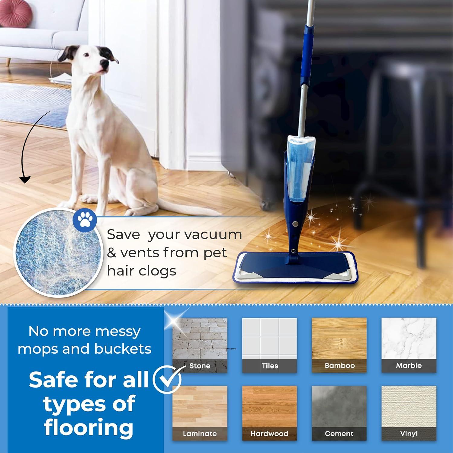 Paños de Mopa de Microfibra Turbo Mops - Reemplazo para Bona 3 Unidades