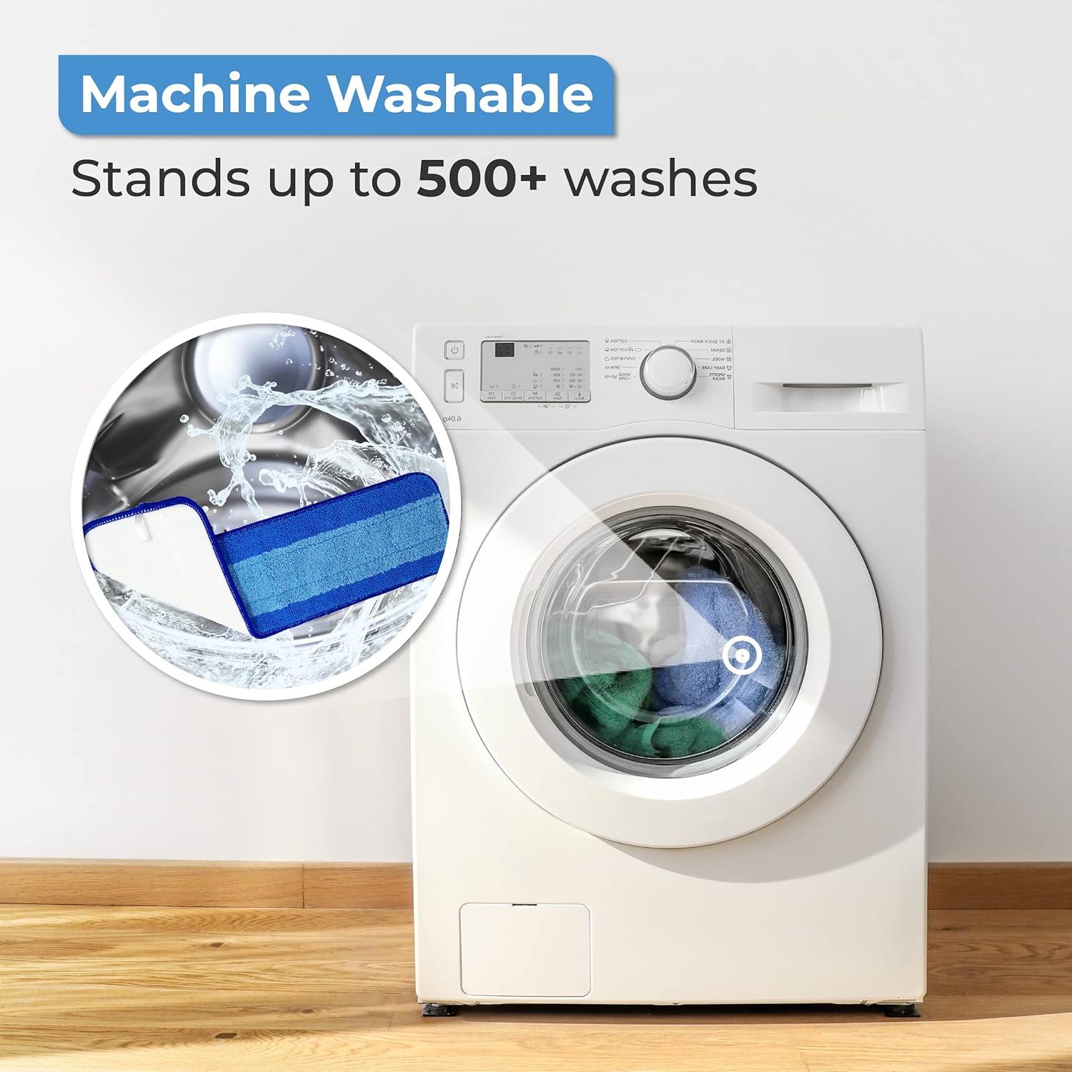 Paños de Mopa de Microfibra Turbo Mops - Reemplazo para Bona 3 Unidades