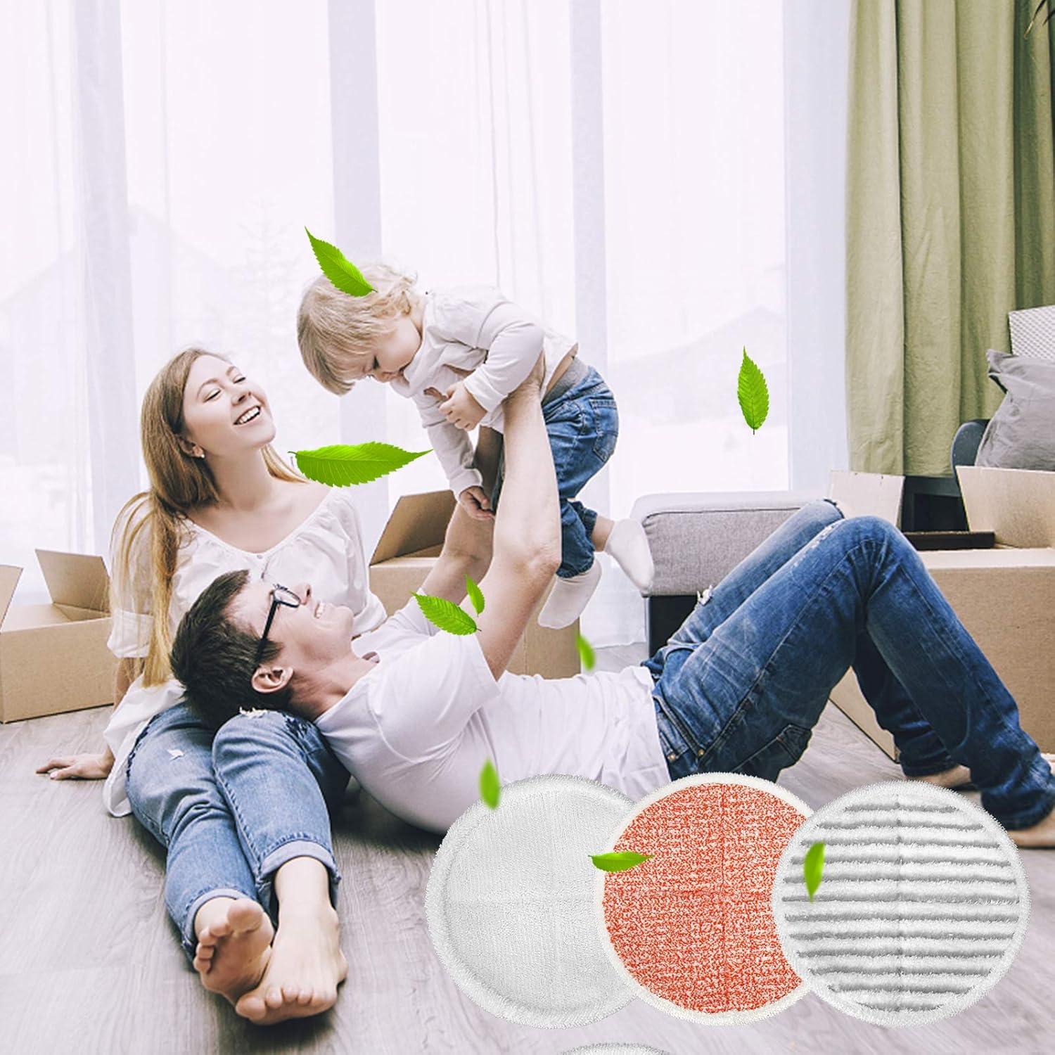 Paquete de 12 Almohadillas de Fregona Bissell SpinWave