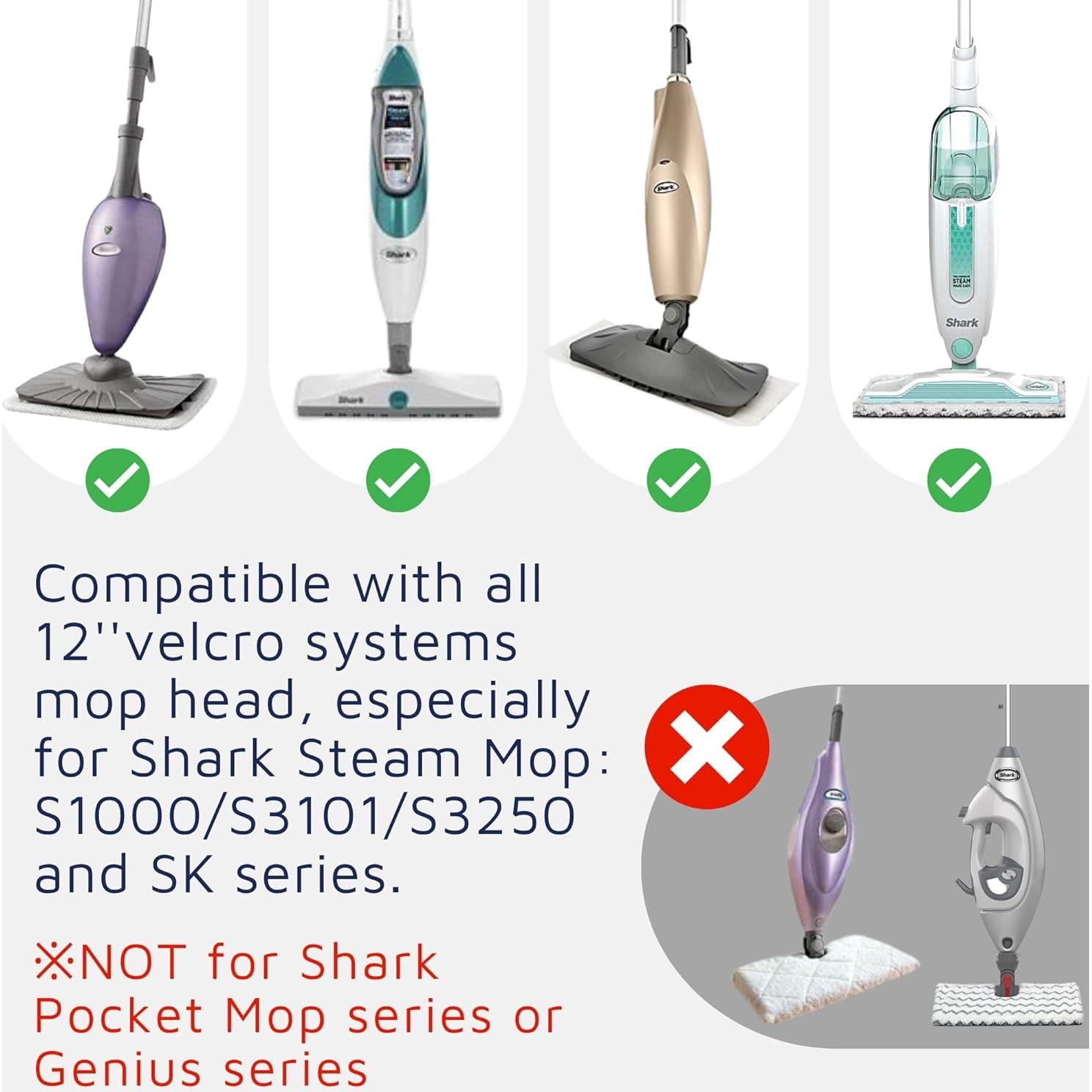 Paños de Reemplazo Flammi para Mop Shark S1000/S3101 - 4 Unidades