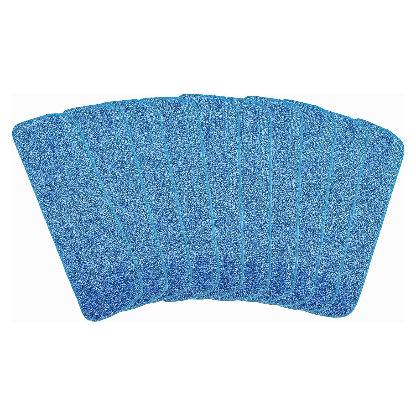 Paquete de 10 almohadillas de mopa de microfibra Xindejia 42x13.5cm