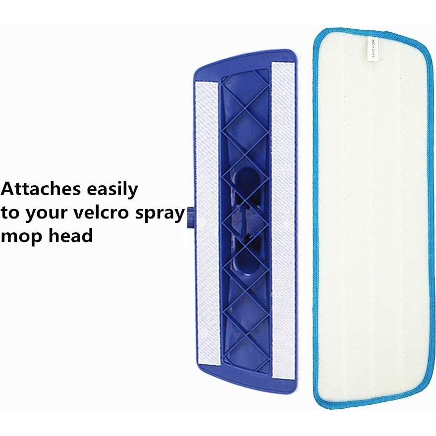 Paquete de 10 almohadillas de mopa de microfibra Xindejia 42x13.5cm