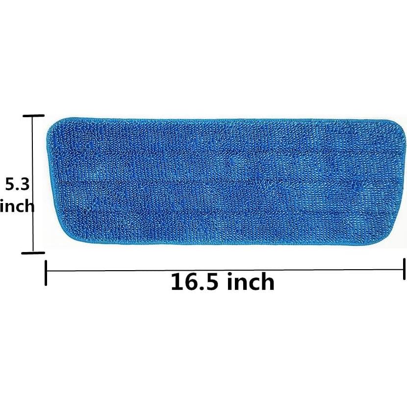 Paquete de 10 almohadillas de mopa de microfibra Xindejia 42x13.5cm