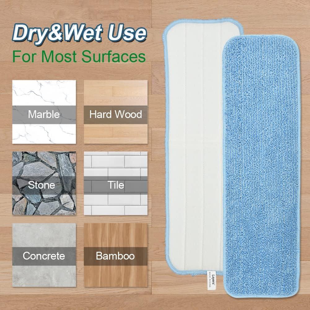 Paquete de 6 Almohadillas de Microfibra 45 cm Layers - Reutilizables