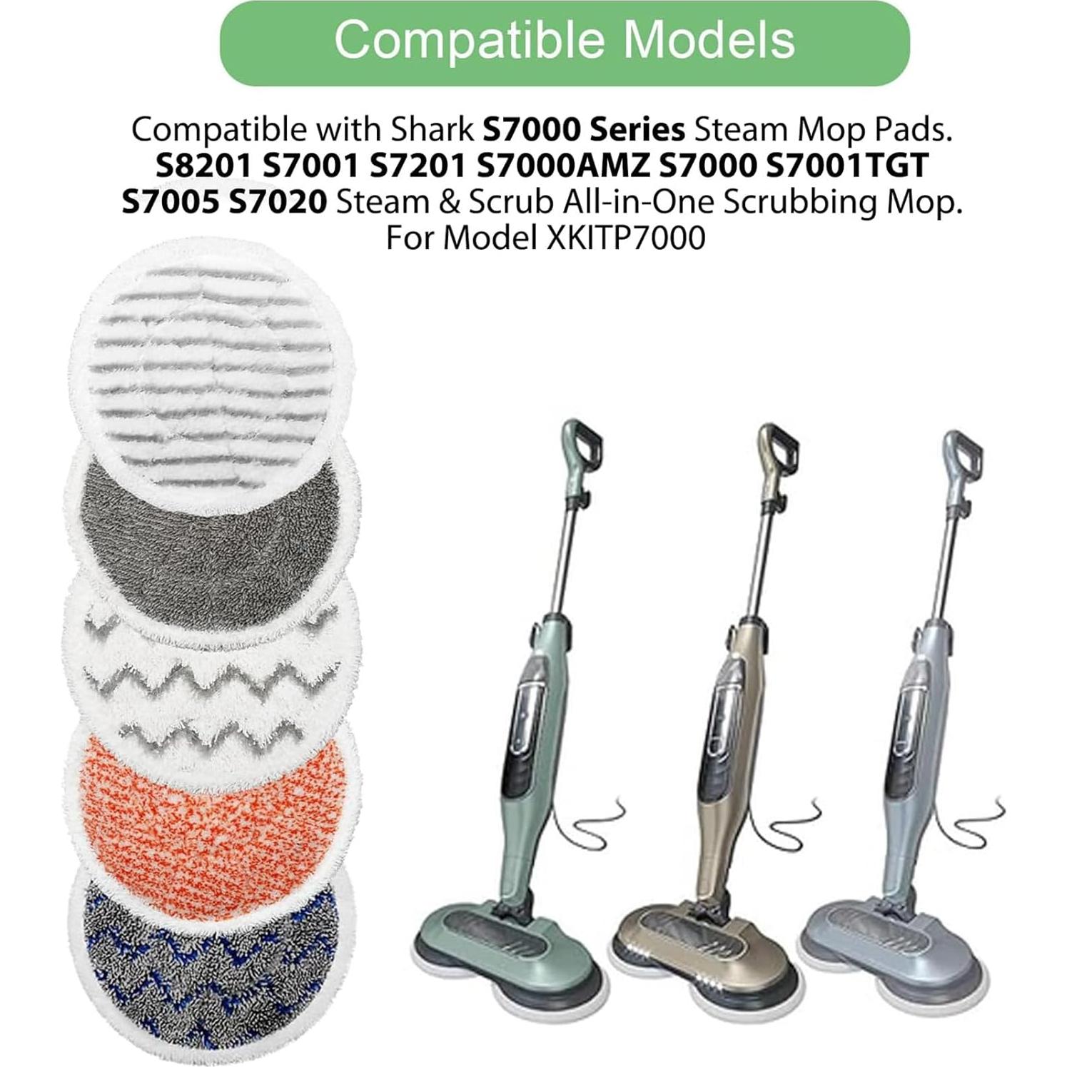 Paquete de 10 almohadillas de reemplazo para mopas Shark S7000