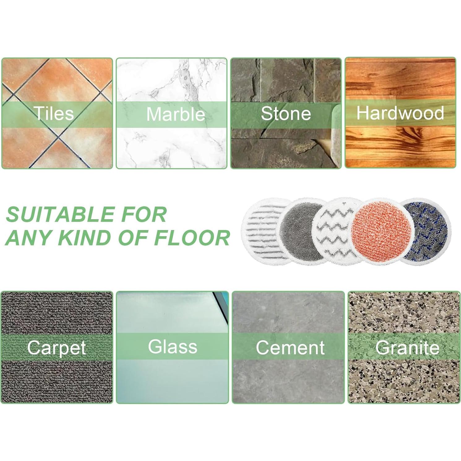 Paquete de 10 almohadillas de reemplazo para mopas Shark S7000