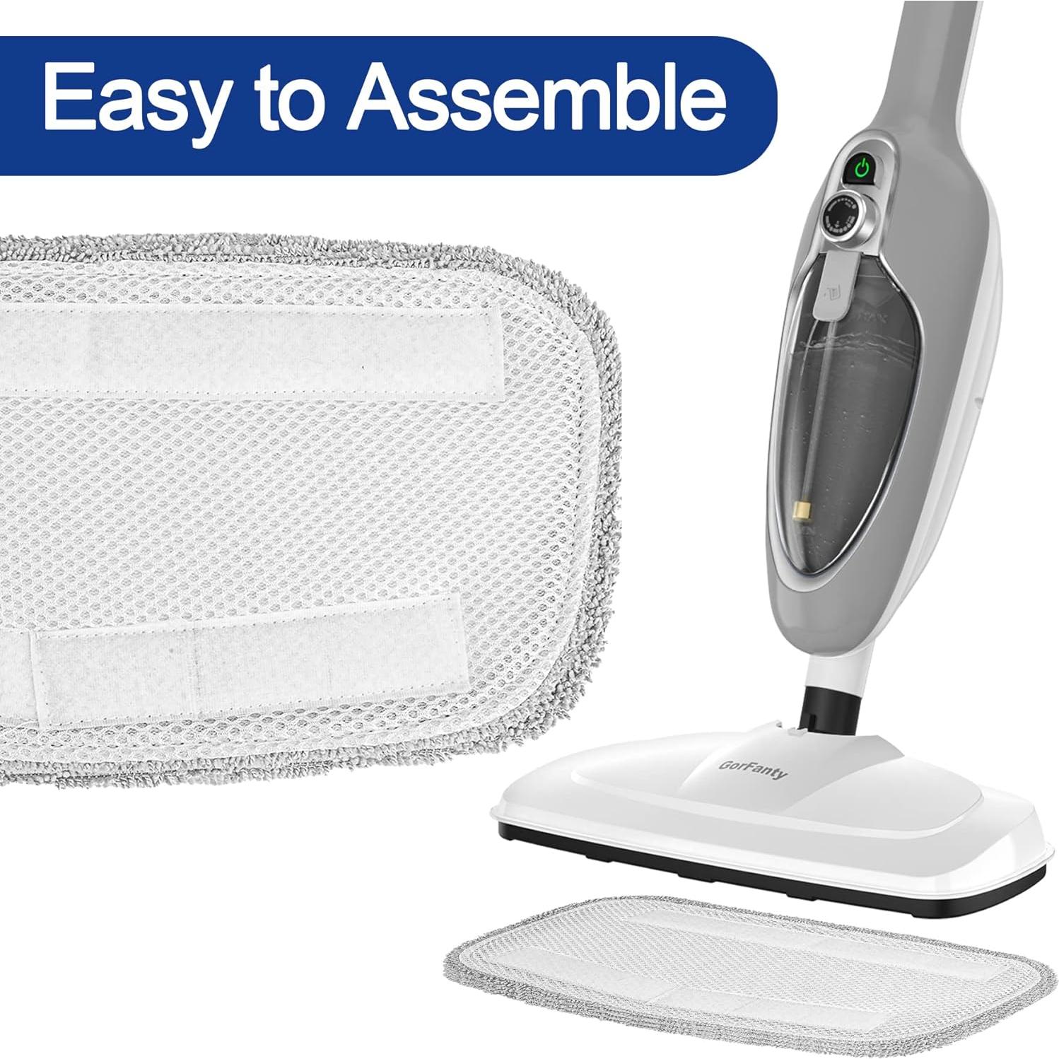 Paquete de 2 Paños de Reemplazo para Mop de Vapor GorFanty GF-6610
