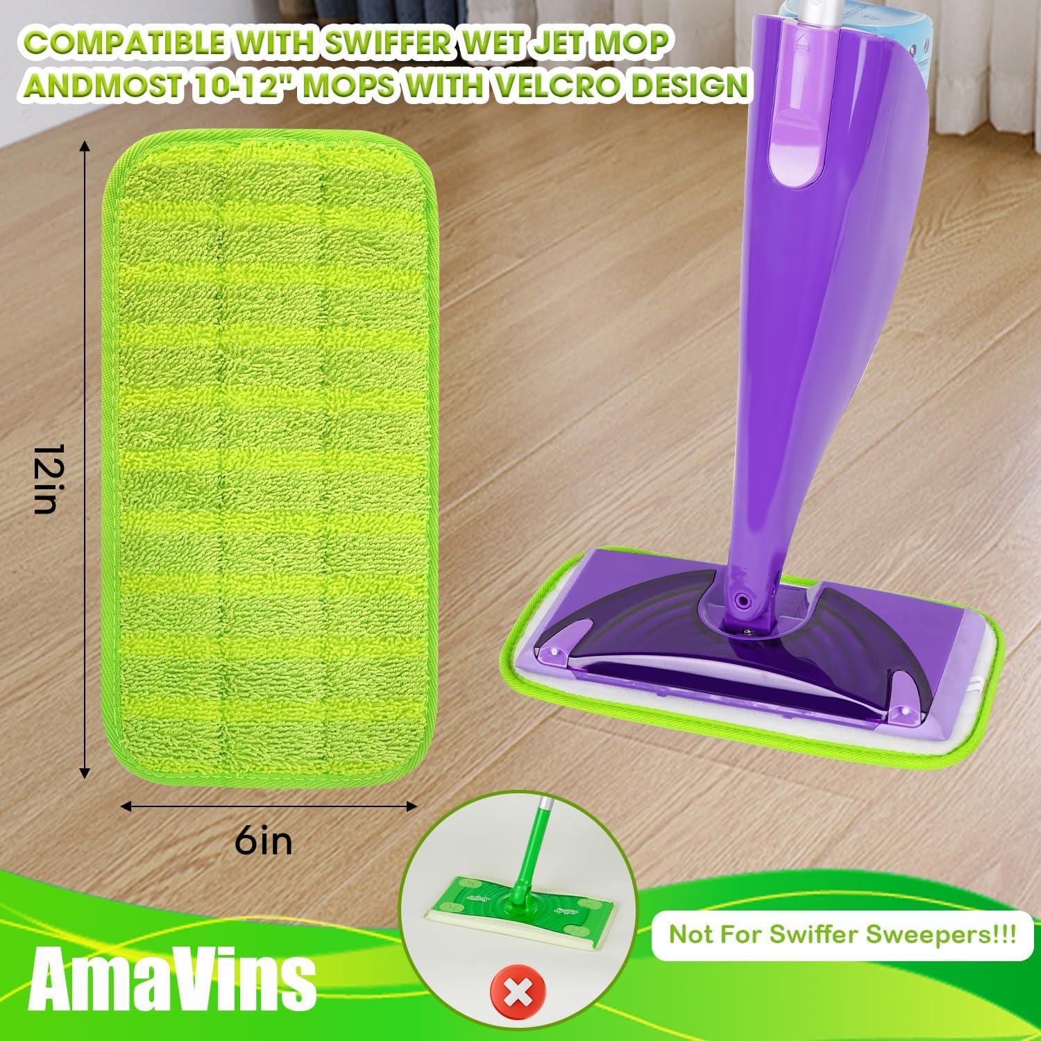 Paquete de 3 almohadillas de mopa reutilizables Swiffer 30.48 cm