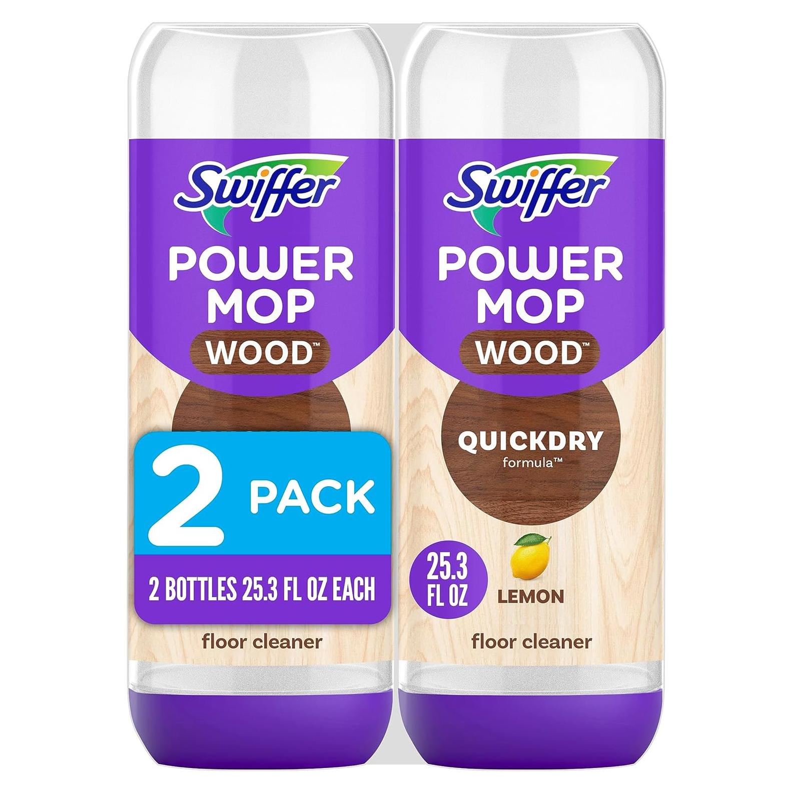 Limpiador de pisos de madera Swiffer Power Mop 1.5L aroma limón