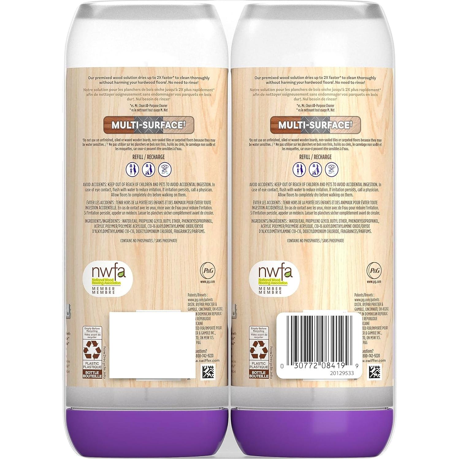 Limpiador de pisos de madera Swiffer Power Mop 1.5L aroma limón