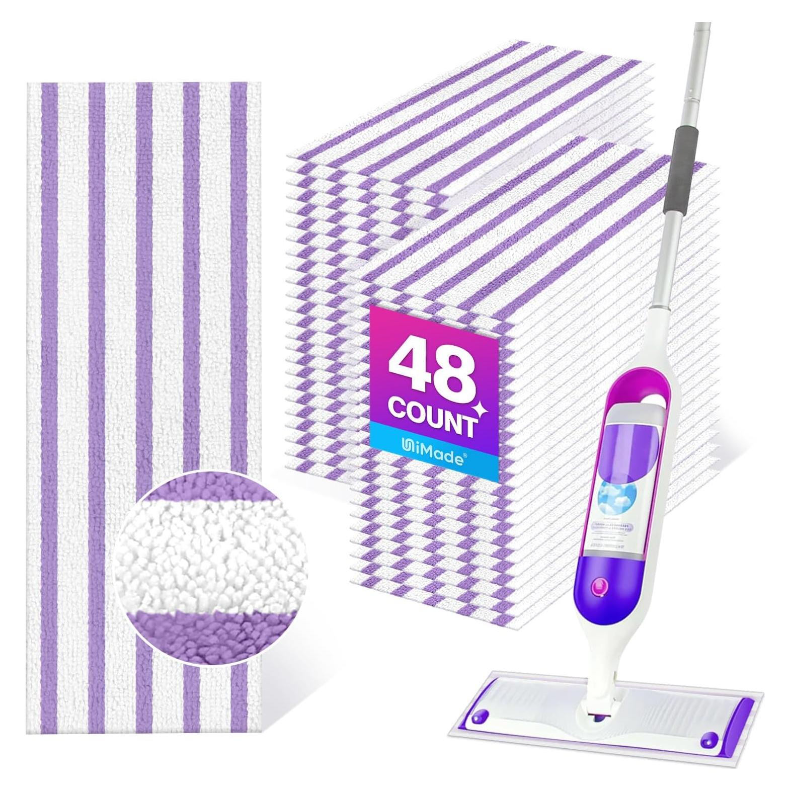 48 Almohadillas de Trapeador Microfibra UNIMADE 33-37 cm