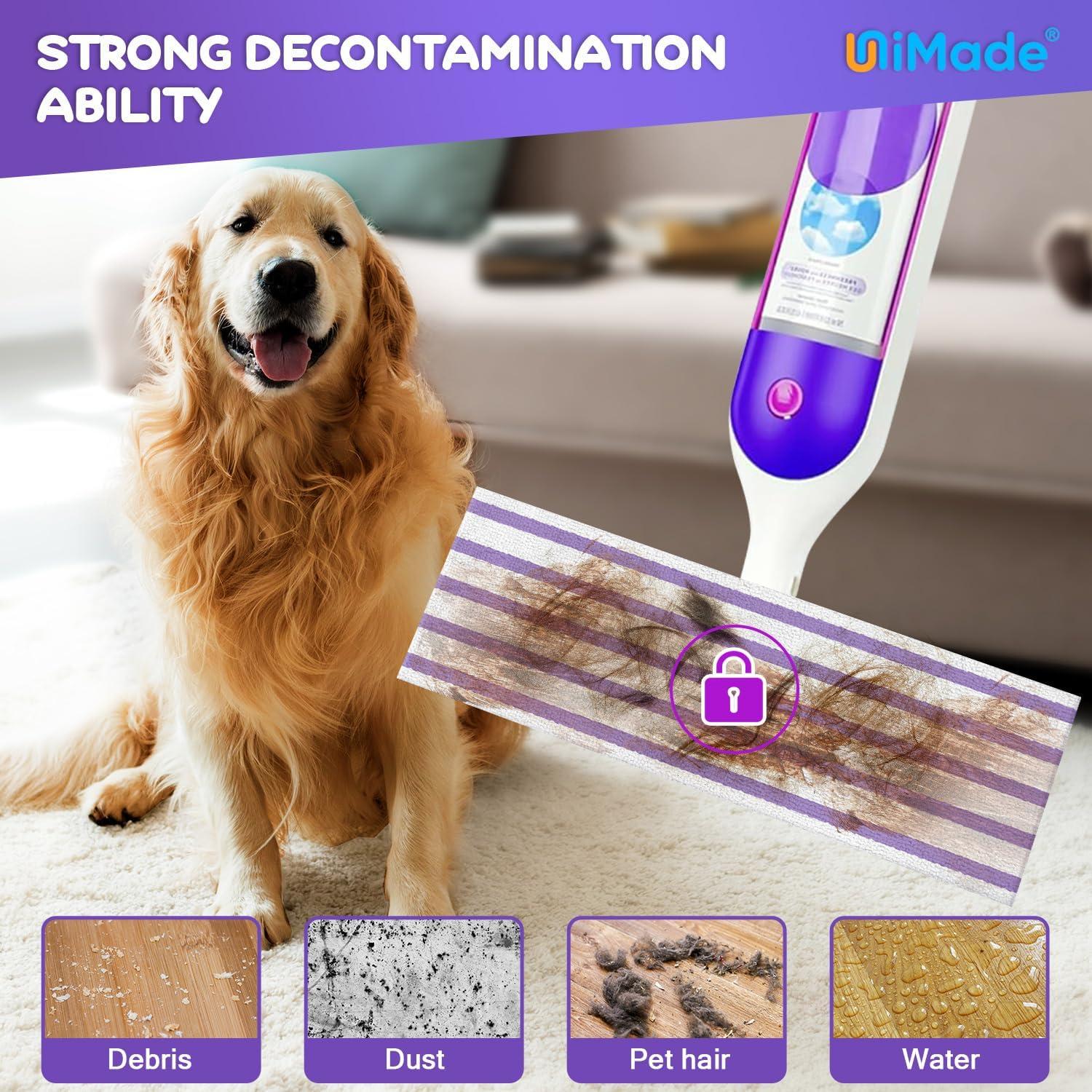 48 Almohadillas de Trapeador Microfibra UNIMADE 33-37 cm