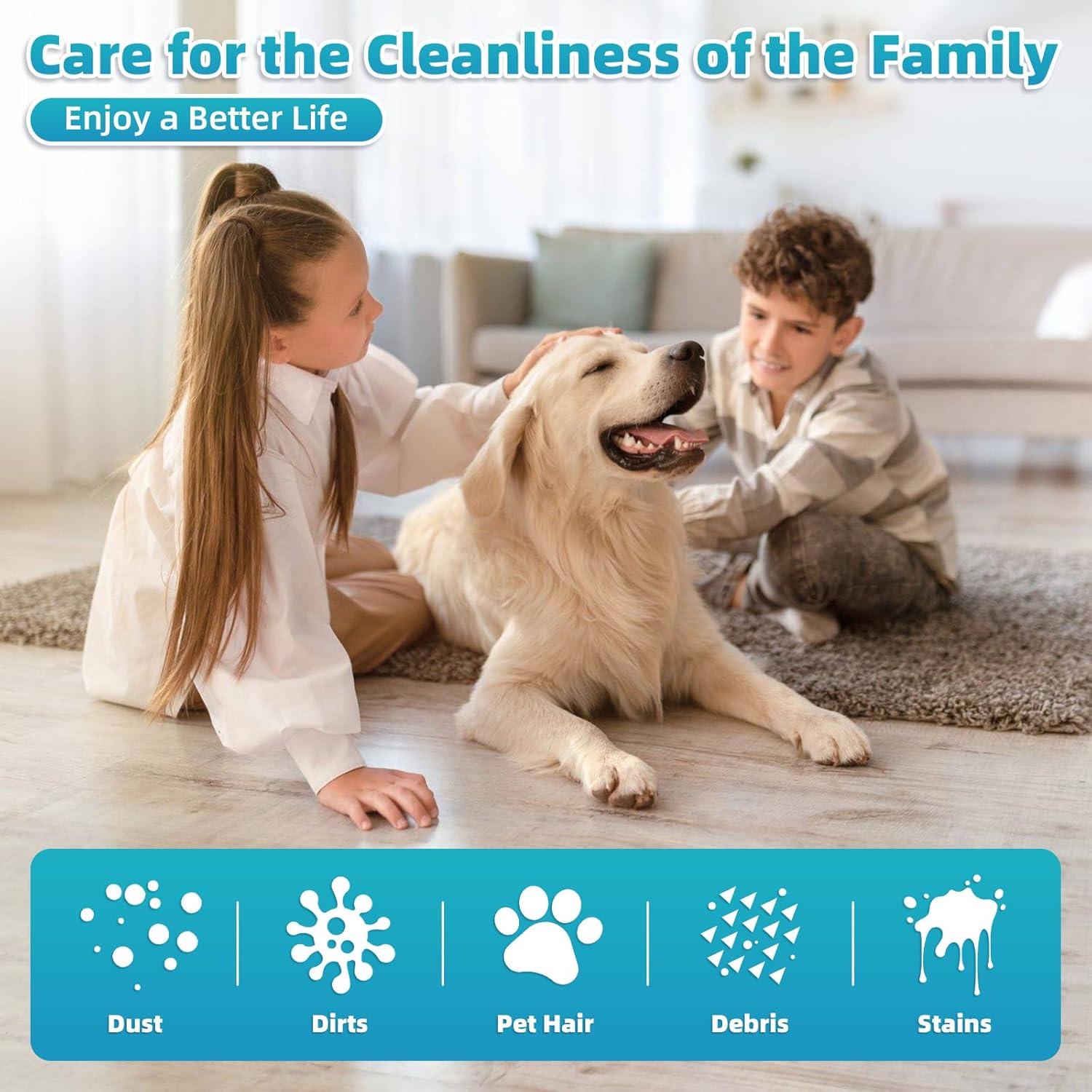 LOVECO 4 Almohadillas de Vapor Reemplazo Microfibra 31.5x15cm